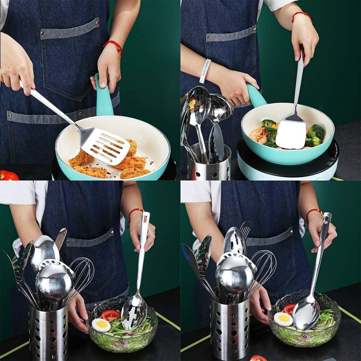 Juego de Utensilios de Cocina Berglander 13 Piezas Acero Inoxidable