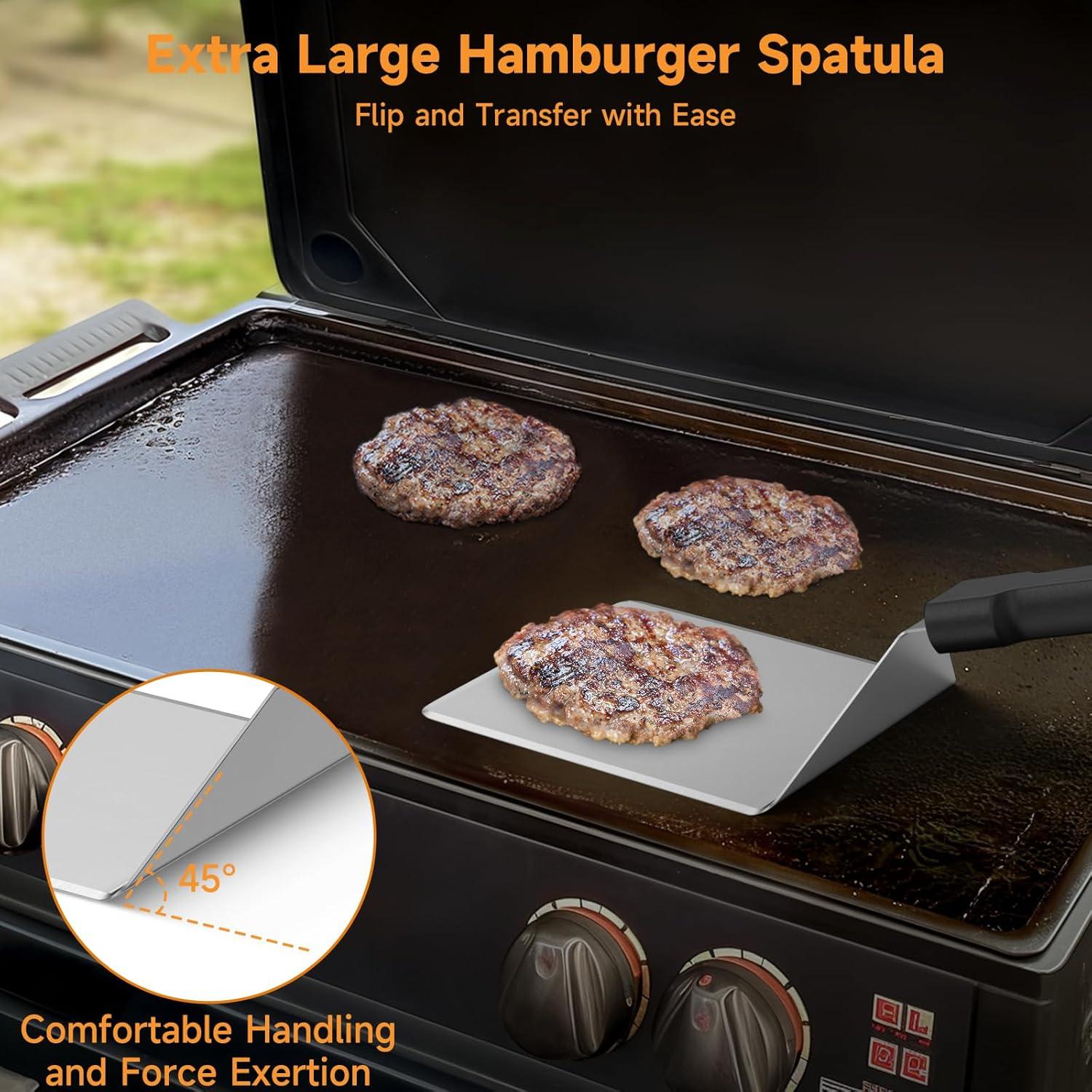 Kit de Prensa para Hamburguesas SHINESTAR 3 Piezas Acero Inoxidable