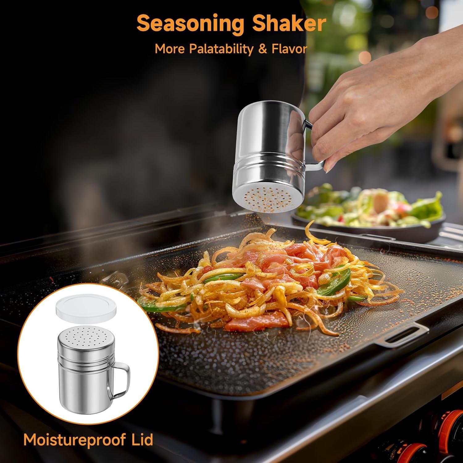 Kit de Prensa para Hamburguesas SHINESTAR 3 Piezas Acero Inoxidable