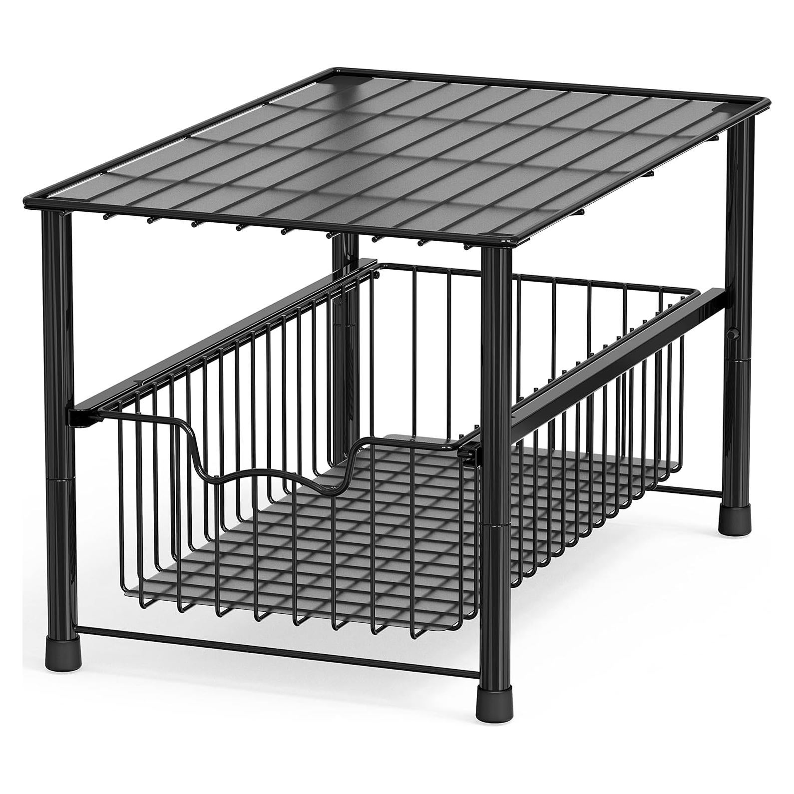 Organizador de Cajones Deslizantes Simple Houseware Negro