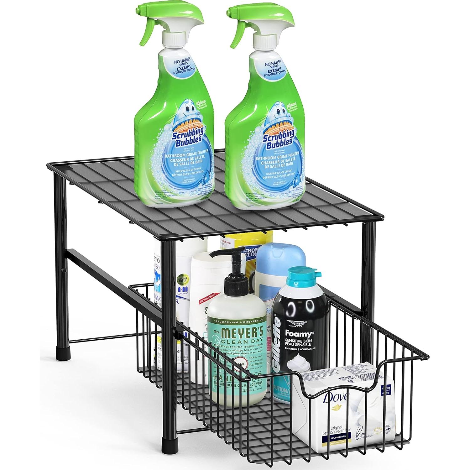 Organizador de Cajones Deslizantes Simple Houseware Negro