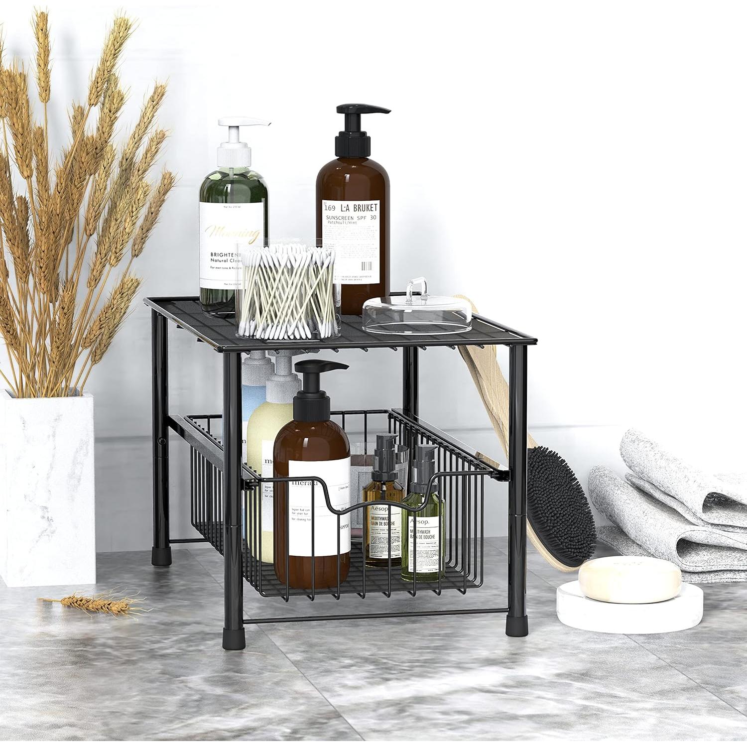 Organizador de Cajones Deslizantes Simple Houseware Negro