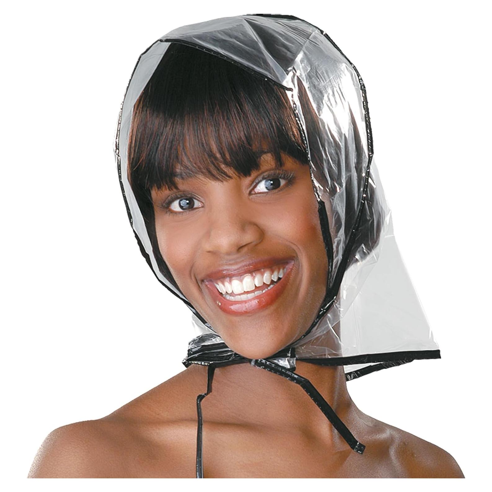 Bonete de Lluvia Donna para Mujeres con Visera Transparente