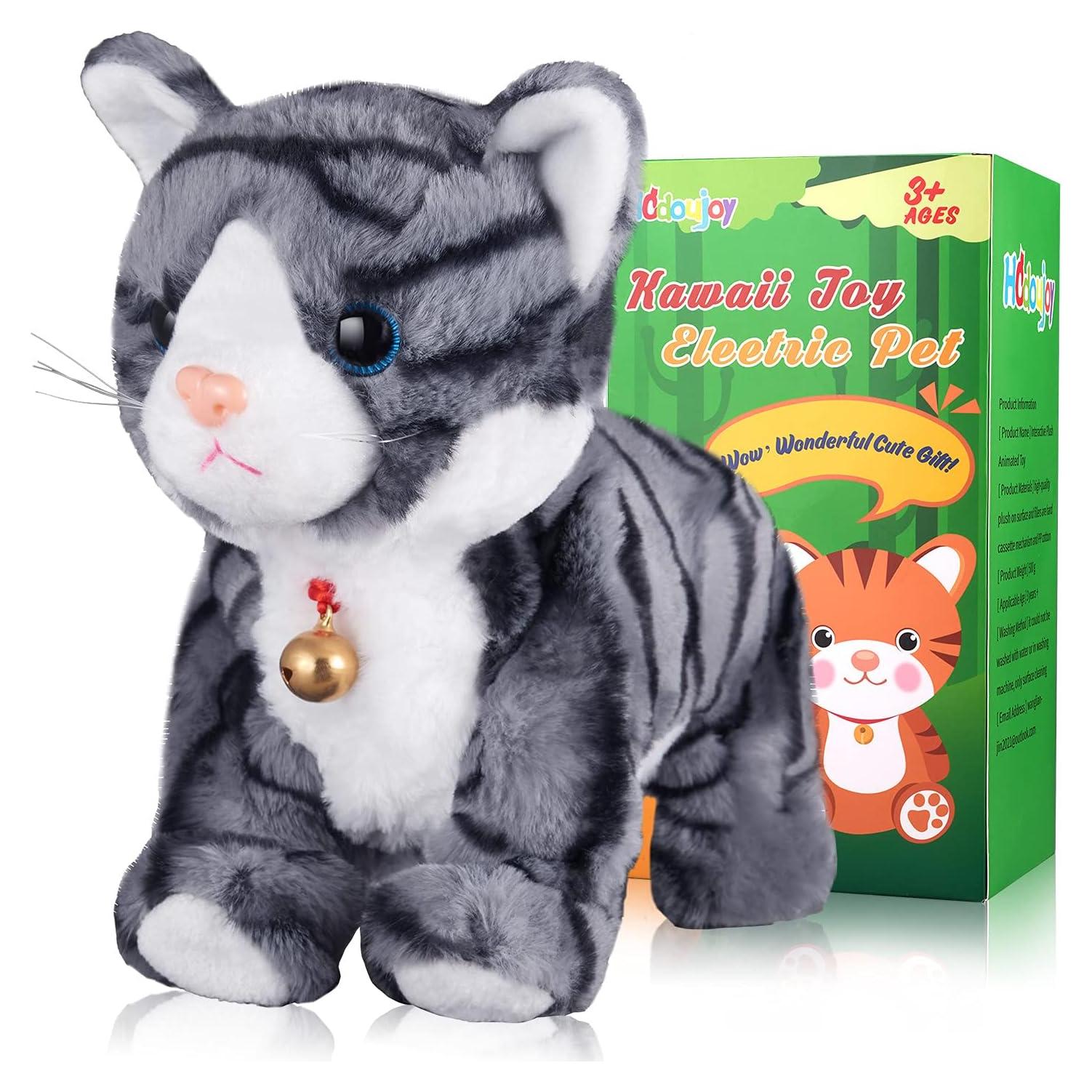 Gato Robótico Interactivo WANGLINAJIN Gris 30 cm