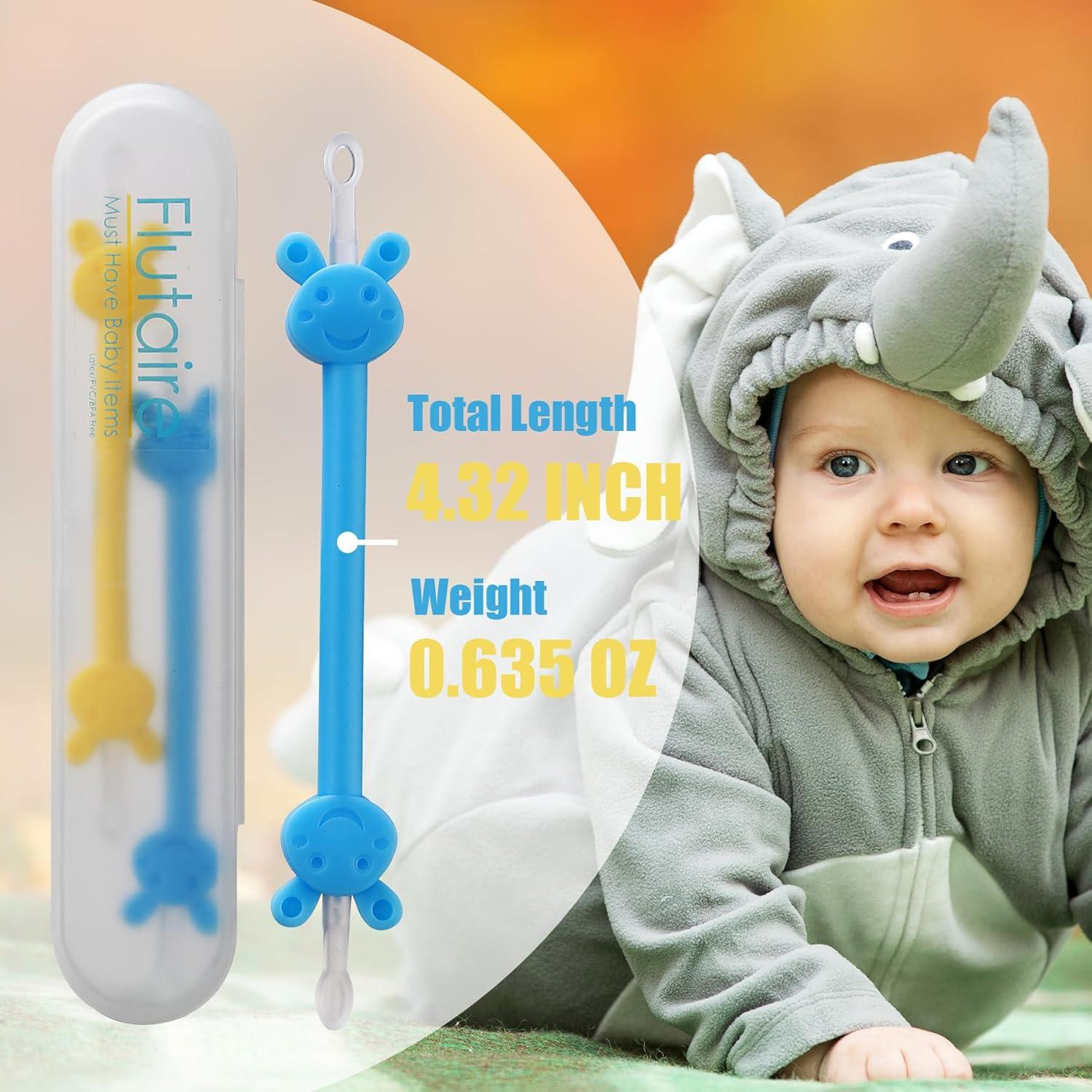 Limpiadores Nasales y de Oídos Flutaire - 2 Piezas Reutilizables