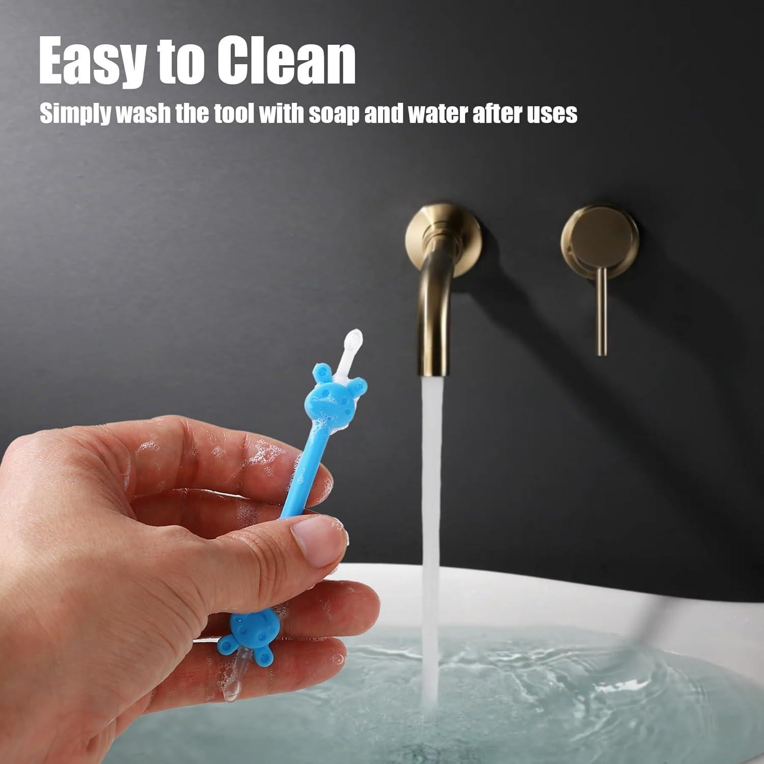 Limpiadores Nasales y de Oídos Flutaire - 2 Piezas Reutilizables