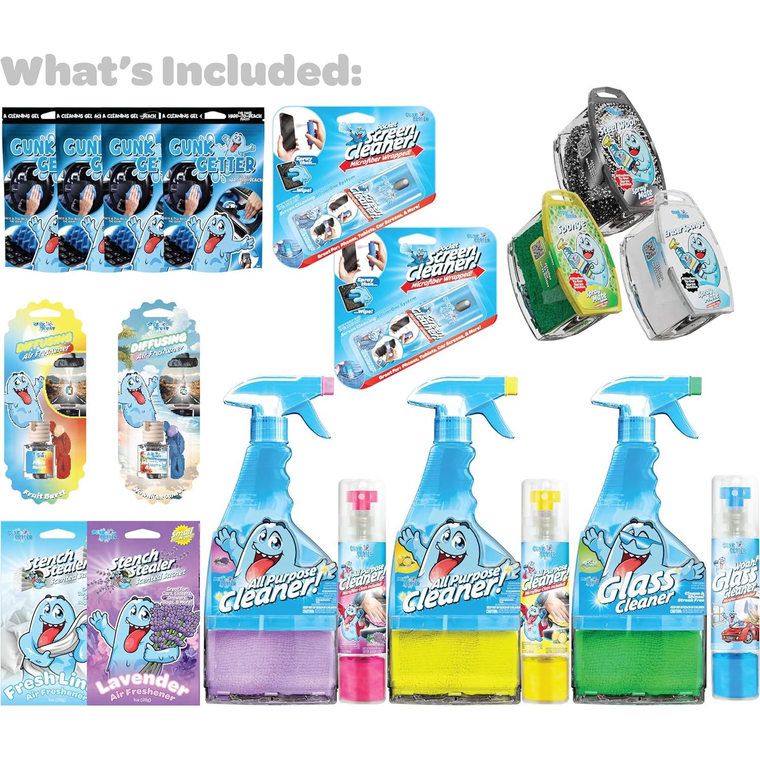 Kit de Limpieza Multiusos Gunk Getter - 3.63 kg, Fragancias Frescas