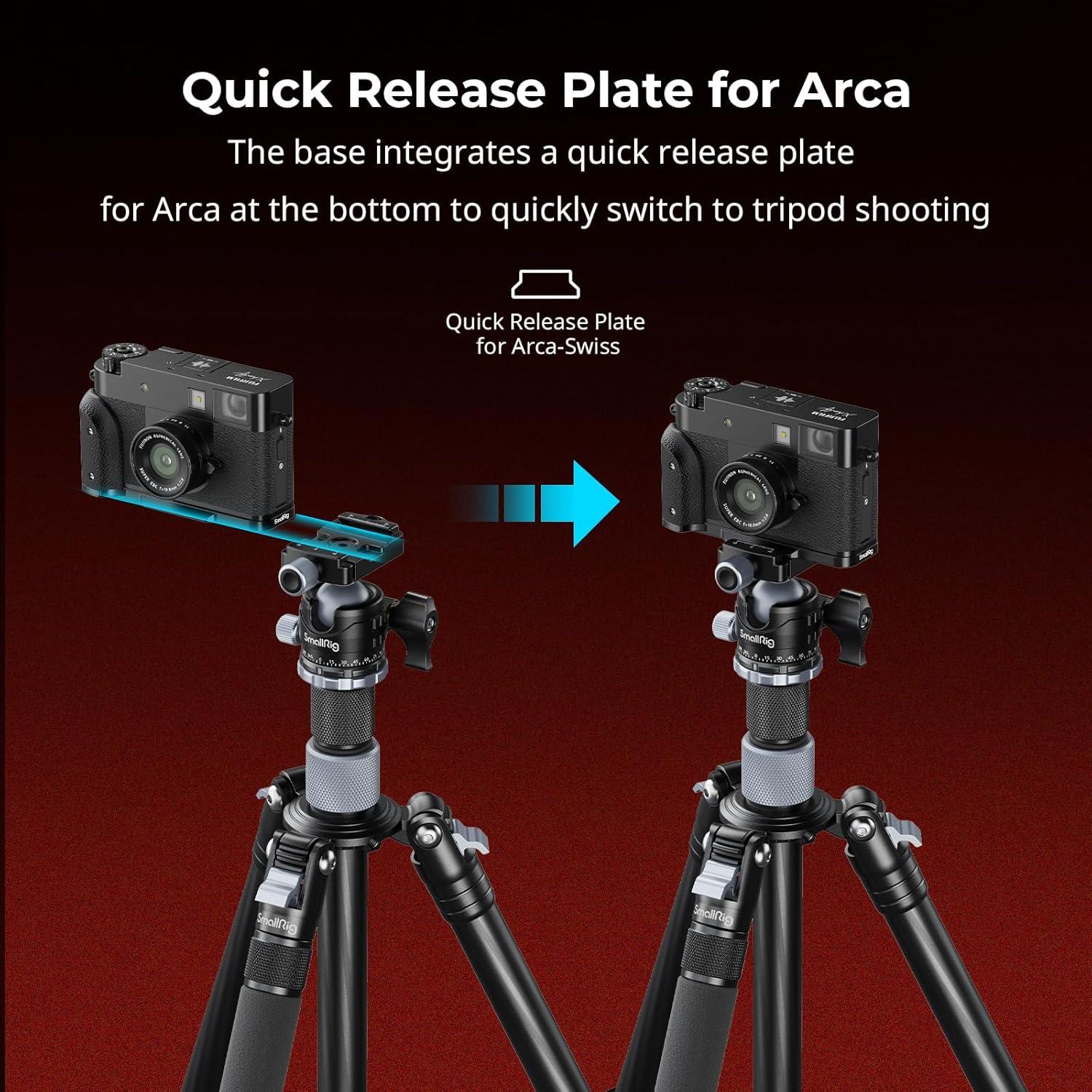 Mango en L SmallRig 5332 para cámara FUJIFILM X Half - Negro