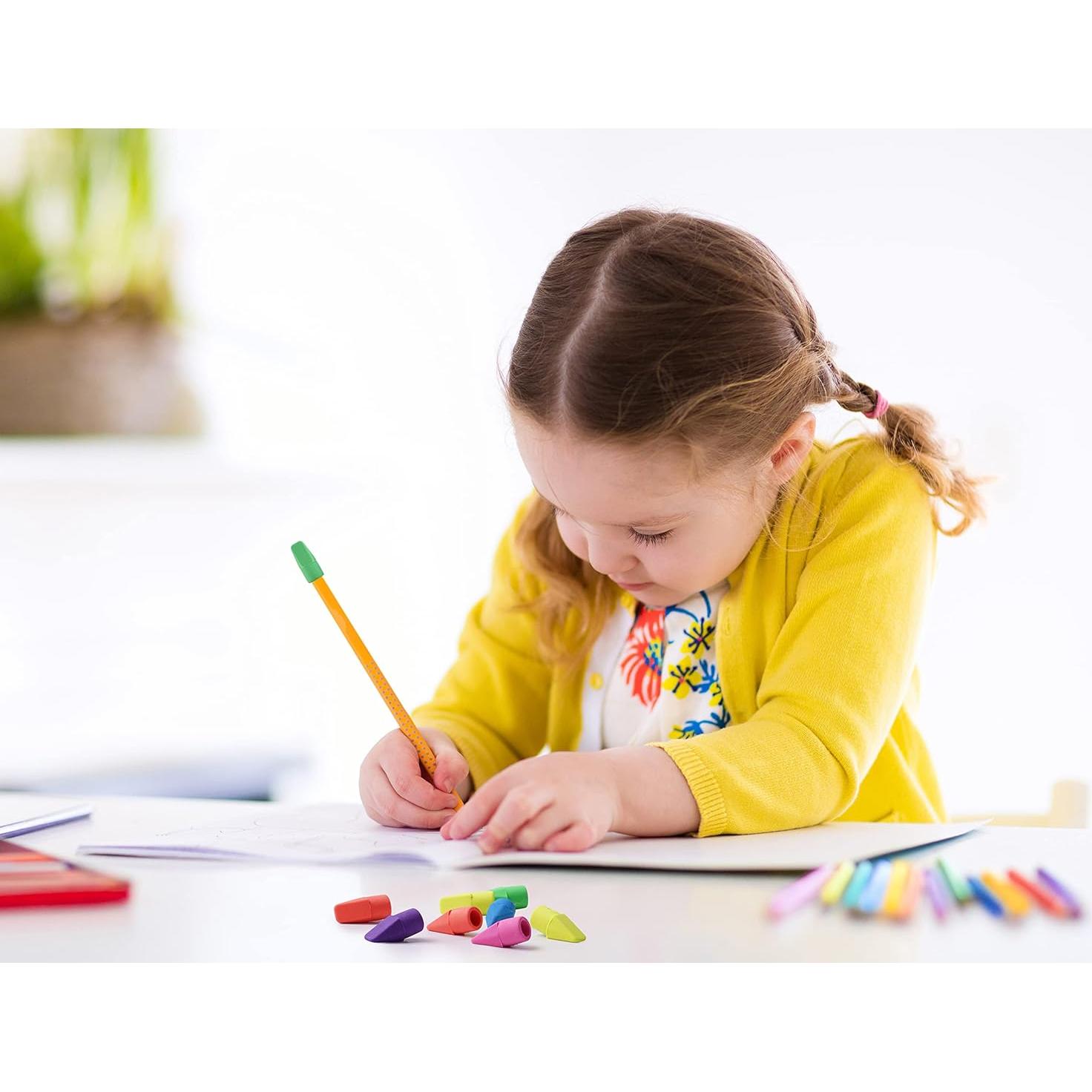 Tapas de Borradores de Lápiz Ezzgol 128 Piezas Sin Látex