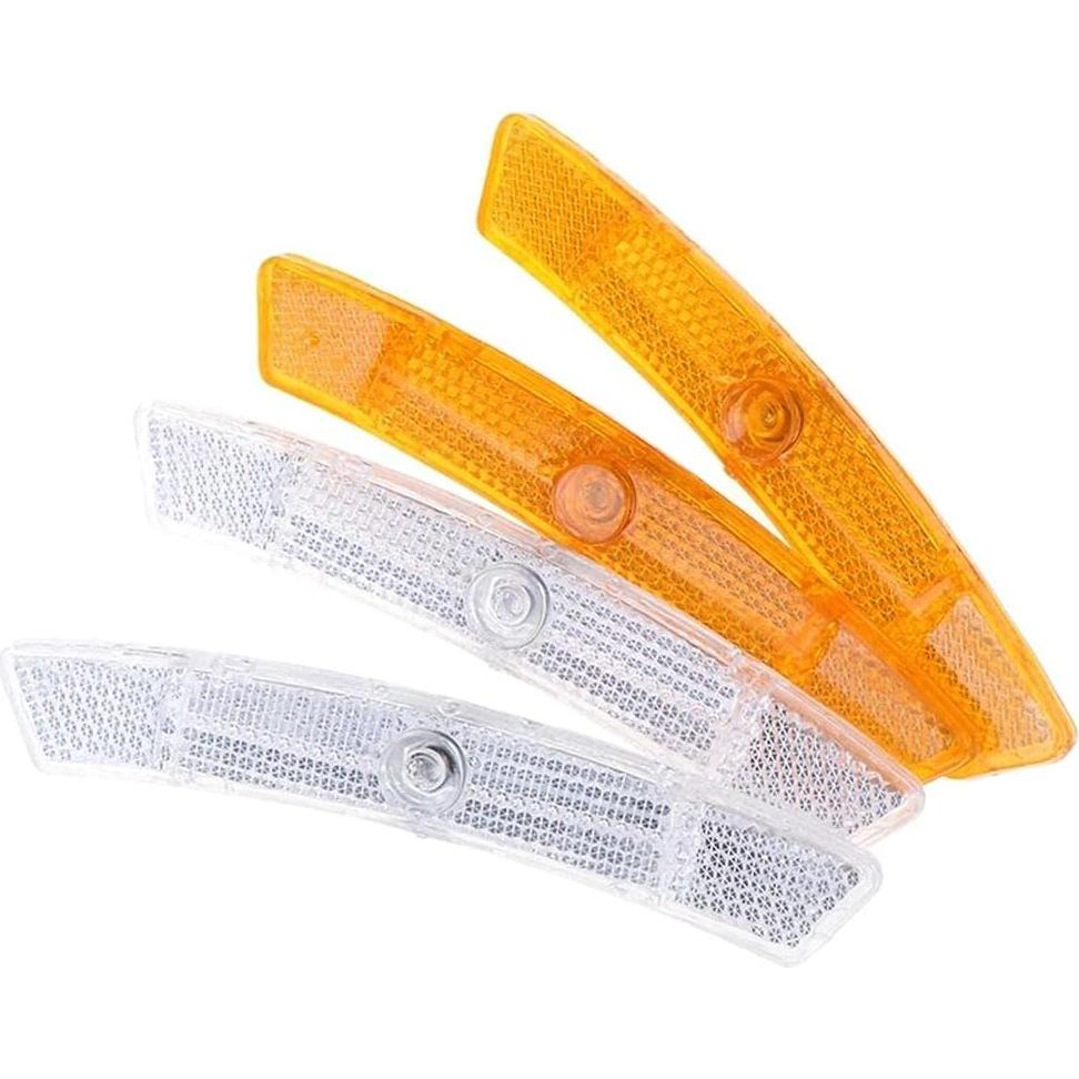 2 Pcs Bicycle Wheel Spoke Reflectors Spoke Lights Bike Accessories for Mountain Bike Road Bike Decoration Safe Warning