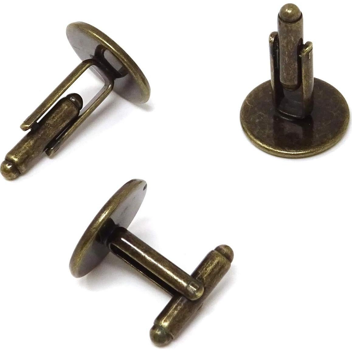 Botones de Manga Francés Honbay 10 Piezas Latón 16mm