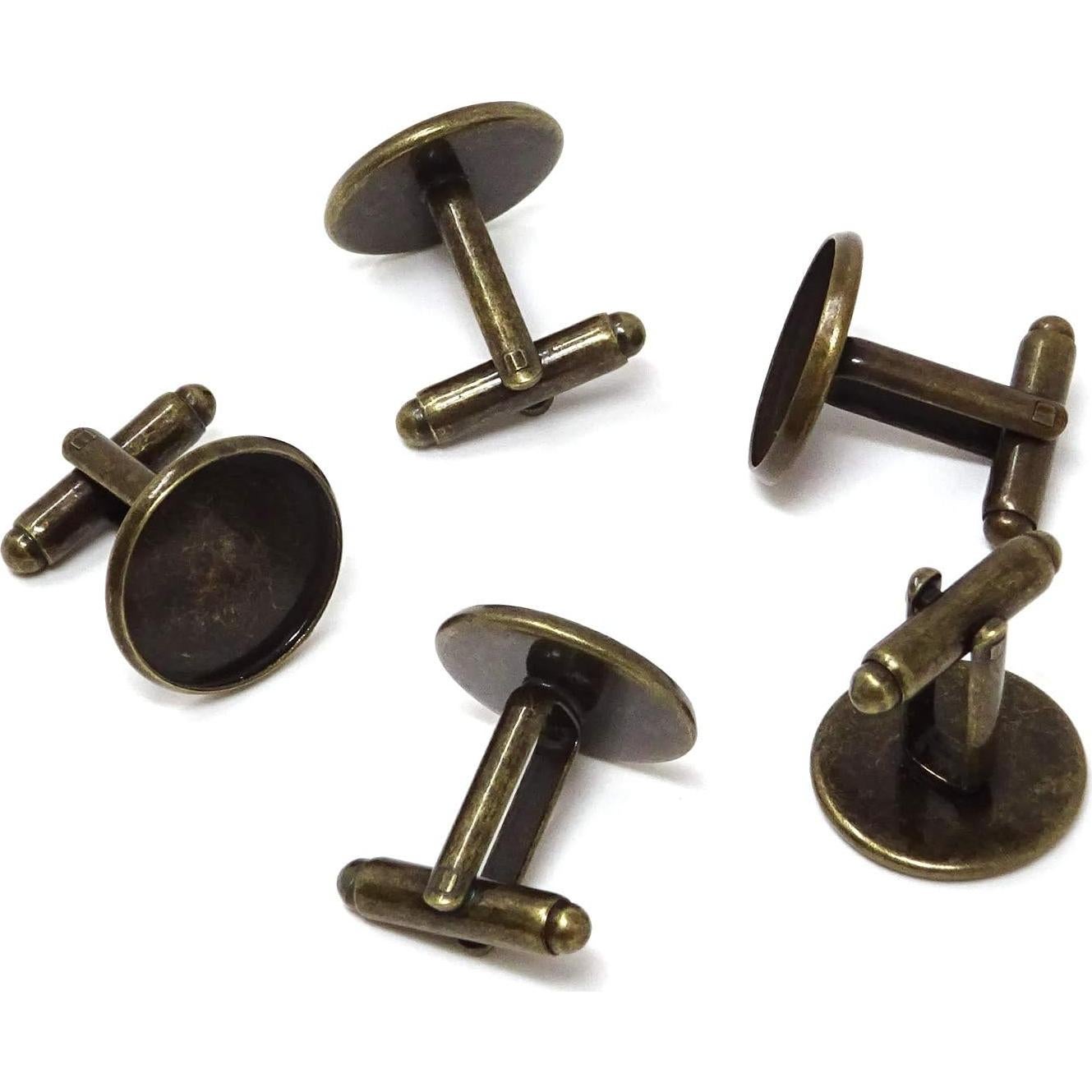 Botones de Manga Francés Honbay 10 Piezas Latón 16mm