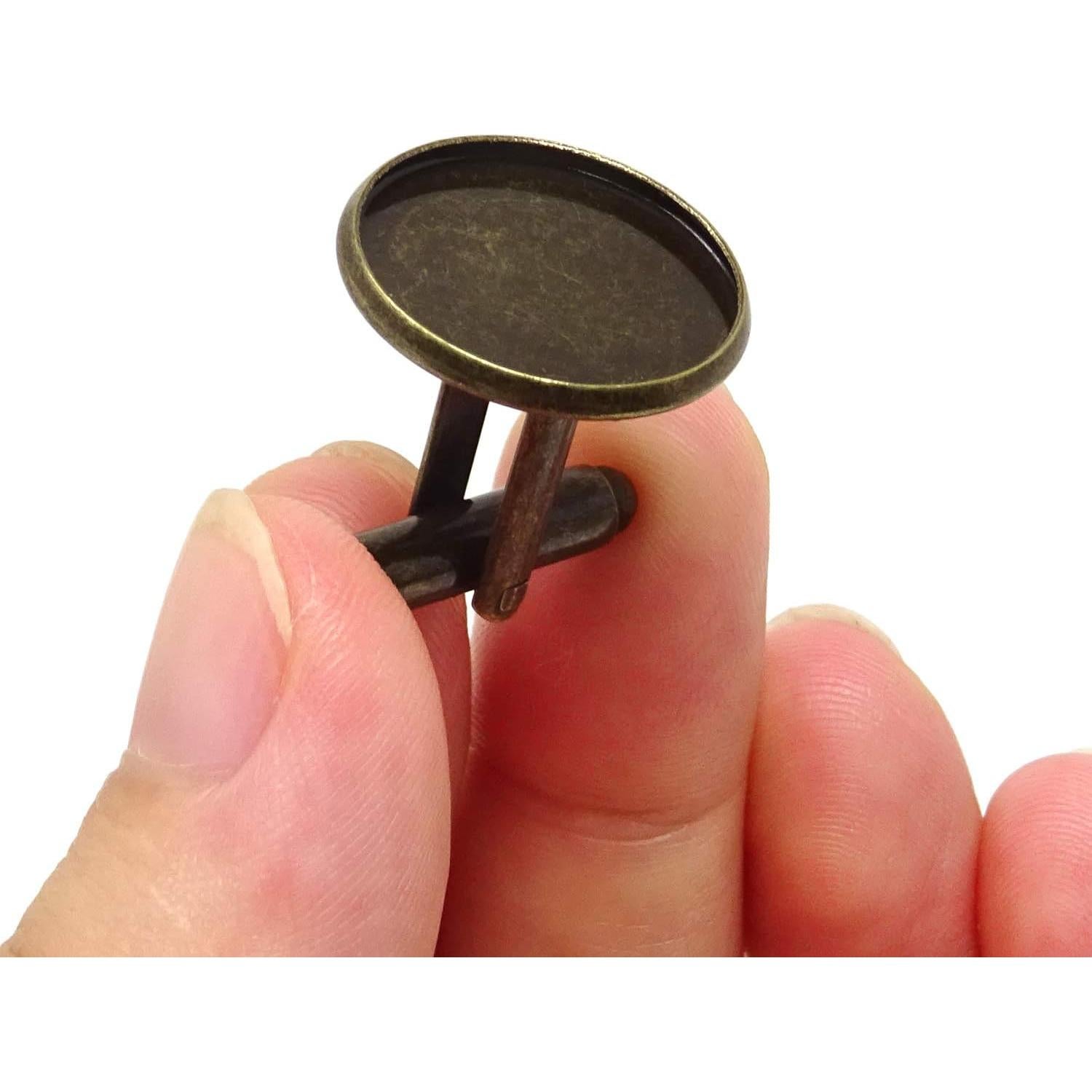 Botones de Manga Francés Honbay 10 Piezas Latón 16mm