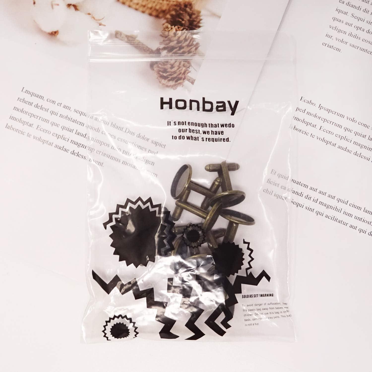 Botones de Manga Francés Honbay 10 Piezas Latón 16mm