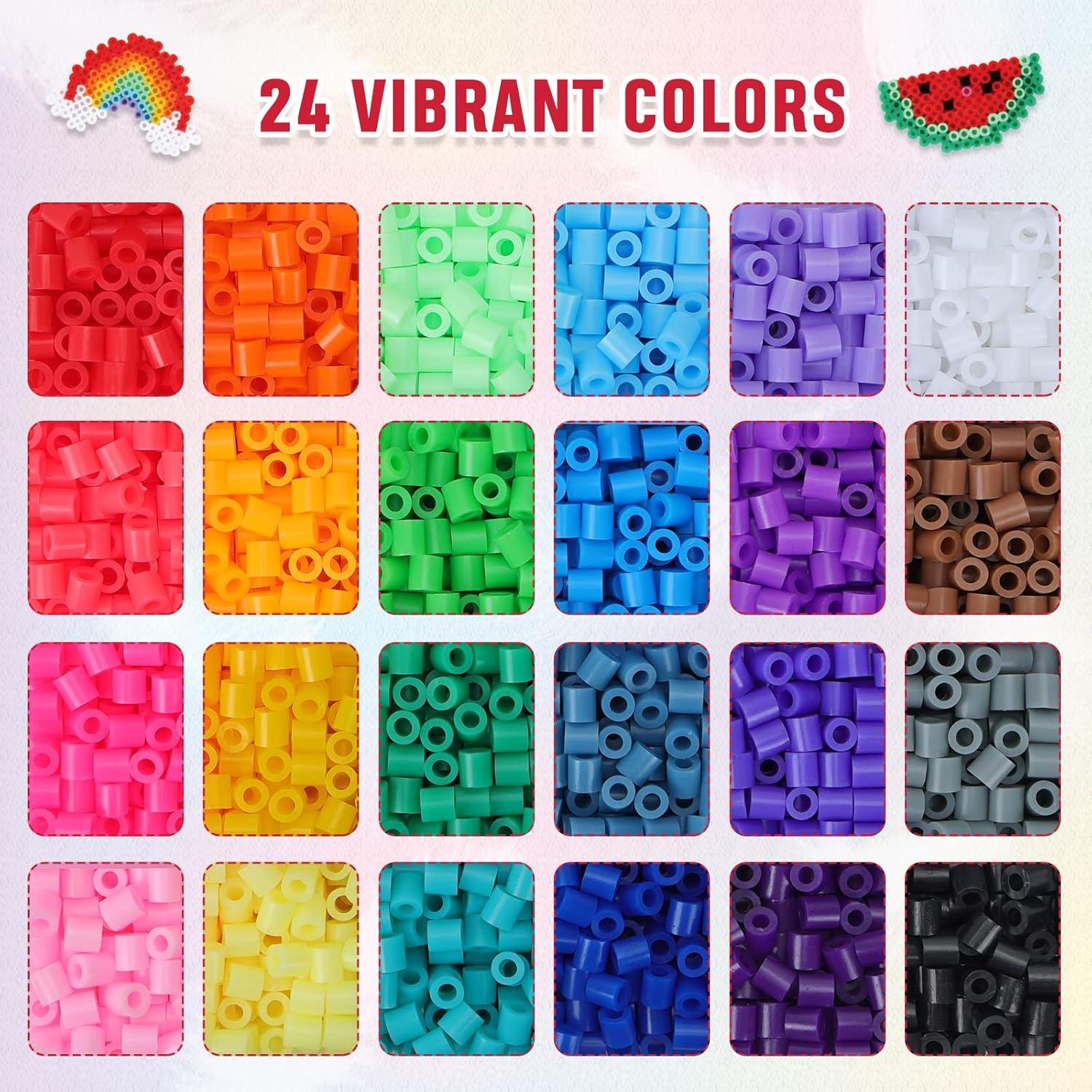 Kit de Perlas Fundibles QUEFE 5200pcs 24 Colores 5mm