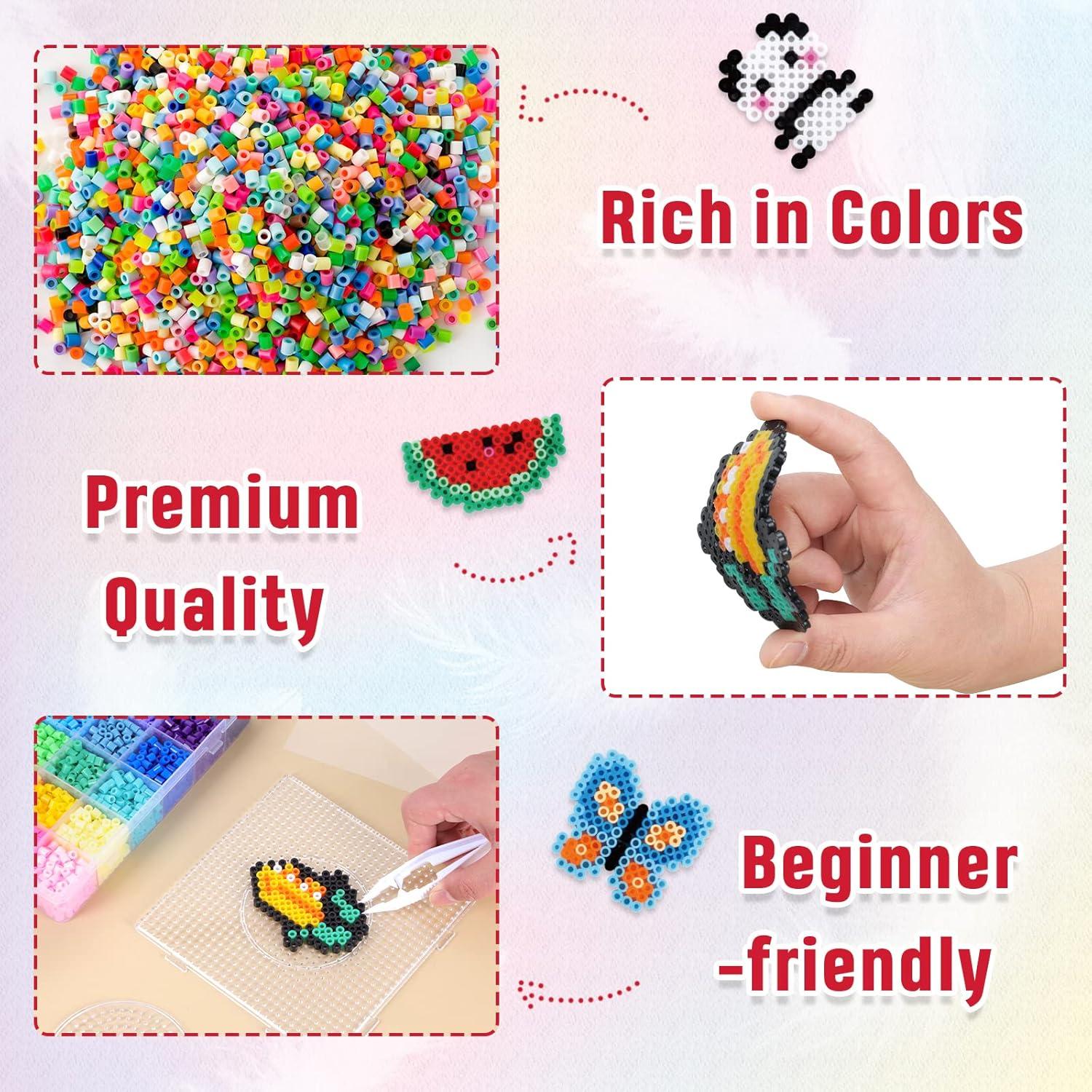 Kit de Perlas Fundibles QUEFE 5200pcs 24 Colores 5mm