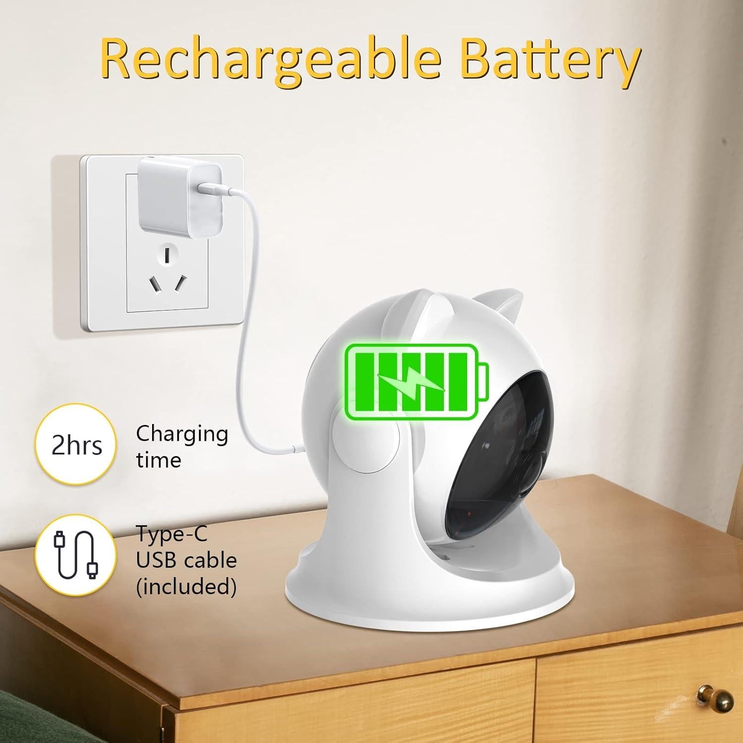 Juguete láser automático para gatos umosis P32 blanco