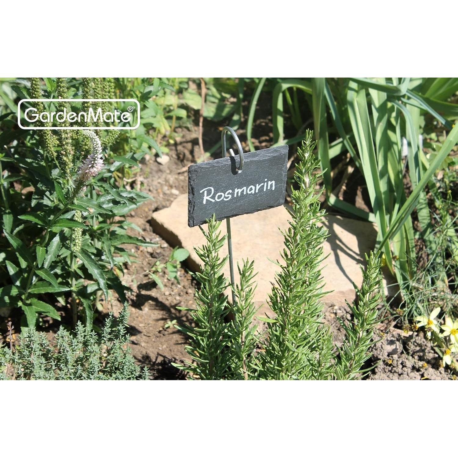 Etiquetas de Plantas de Pizarra GardenMate 5-Pack 10.16x6.99cm