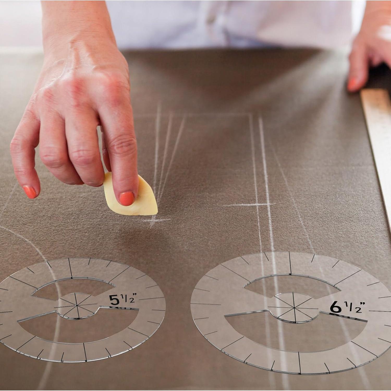 Conjunto de Reglas de Acolchado Geyee 5 Piezas Acrílico