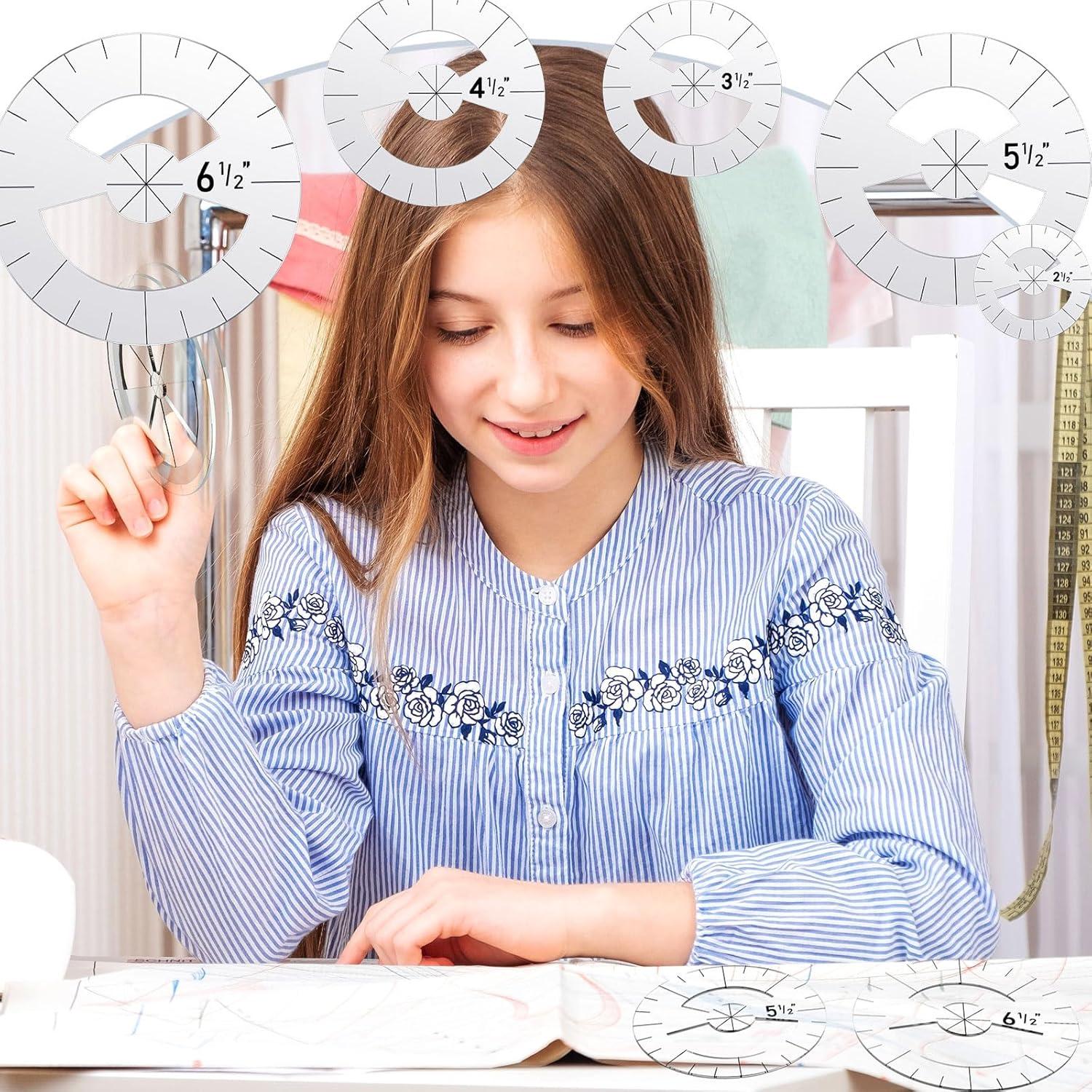 Conjunto de Reglas de Acolchado Geyee 5 Piezas Acrílico