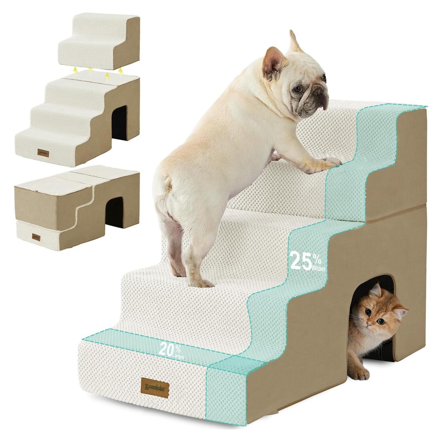 Escalones para Perros Zomisia 5 Escalones 60 cm Antideslizantes