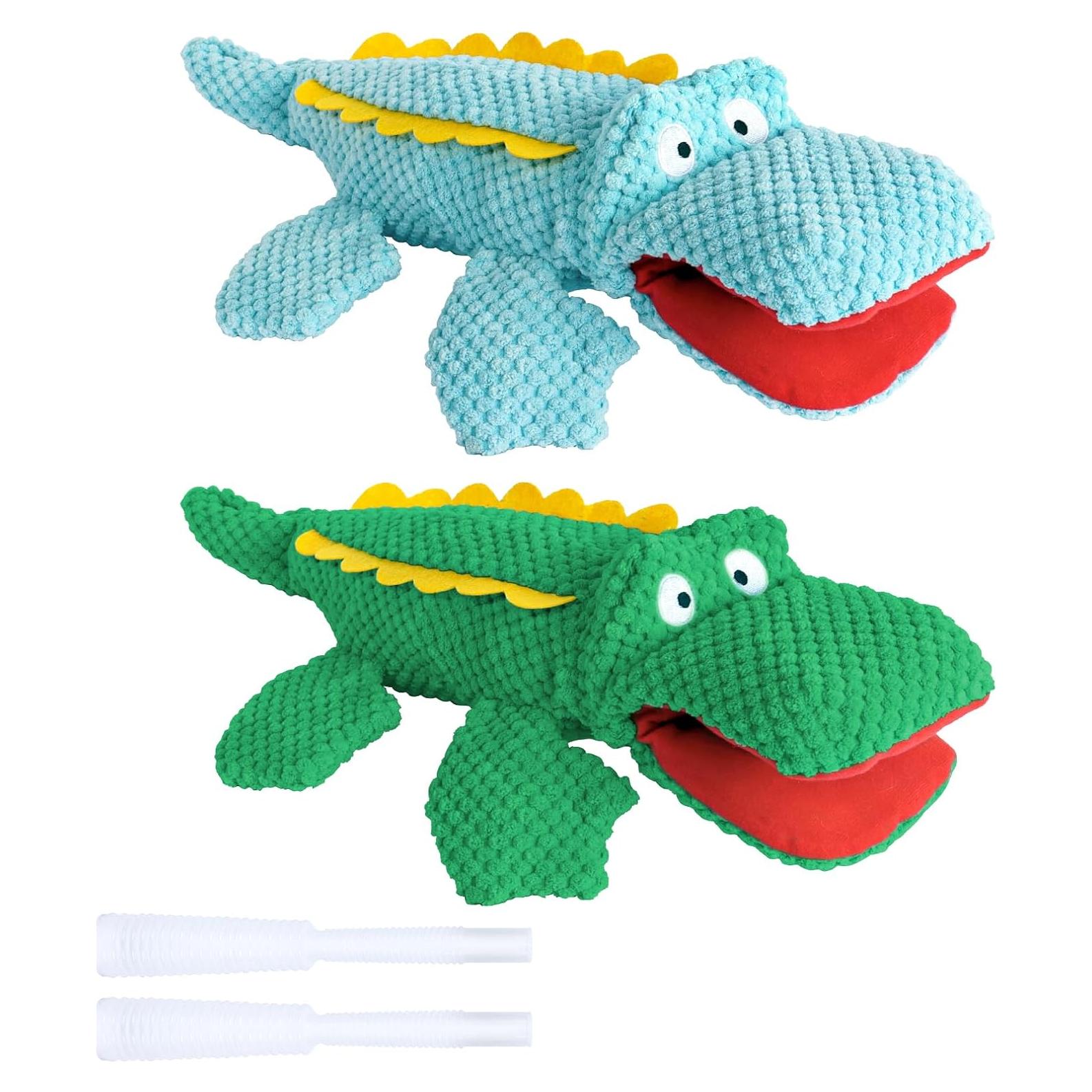 Juguete Interactivo para Perros SCHITEC Cocodrilo 2 Piezas