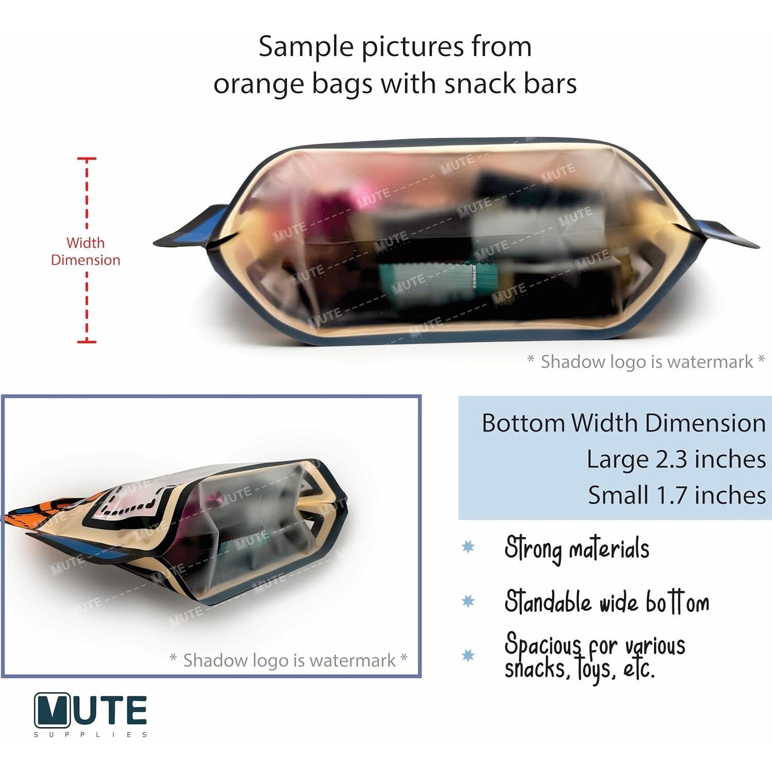 Paquete de 20 bolsas de sorpresas Mute Supplies - Azul Grande