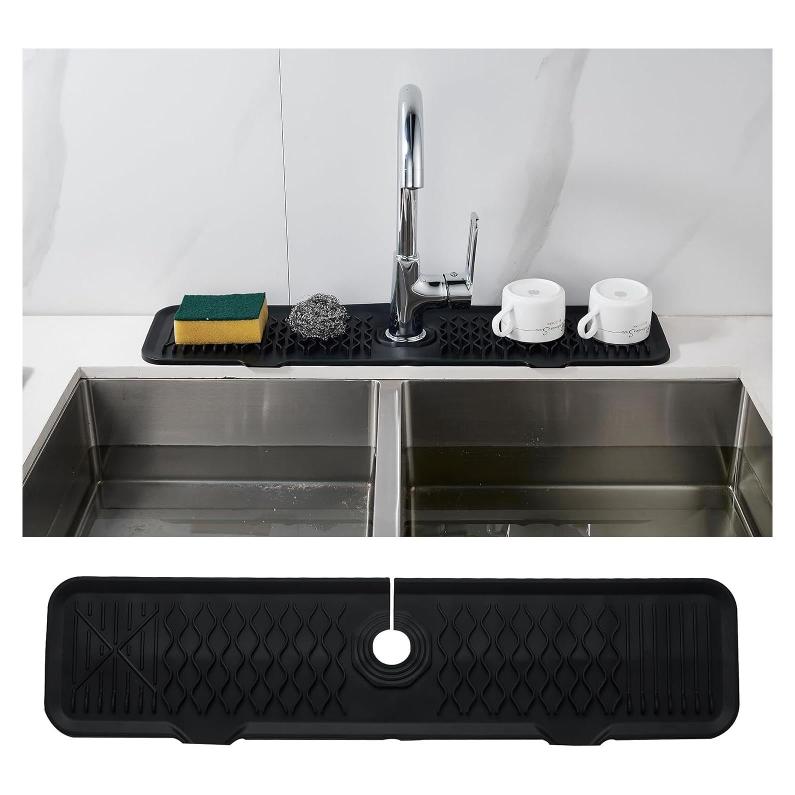 Protector de Salpicaduras de Silicona Chiczam 61cm Negro