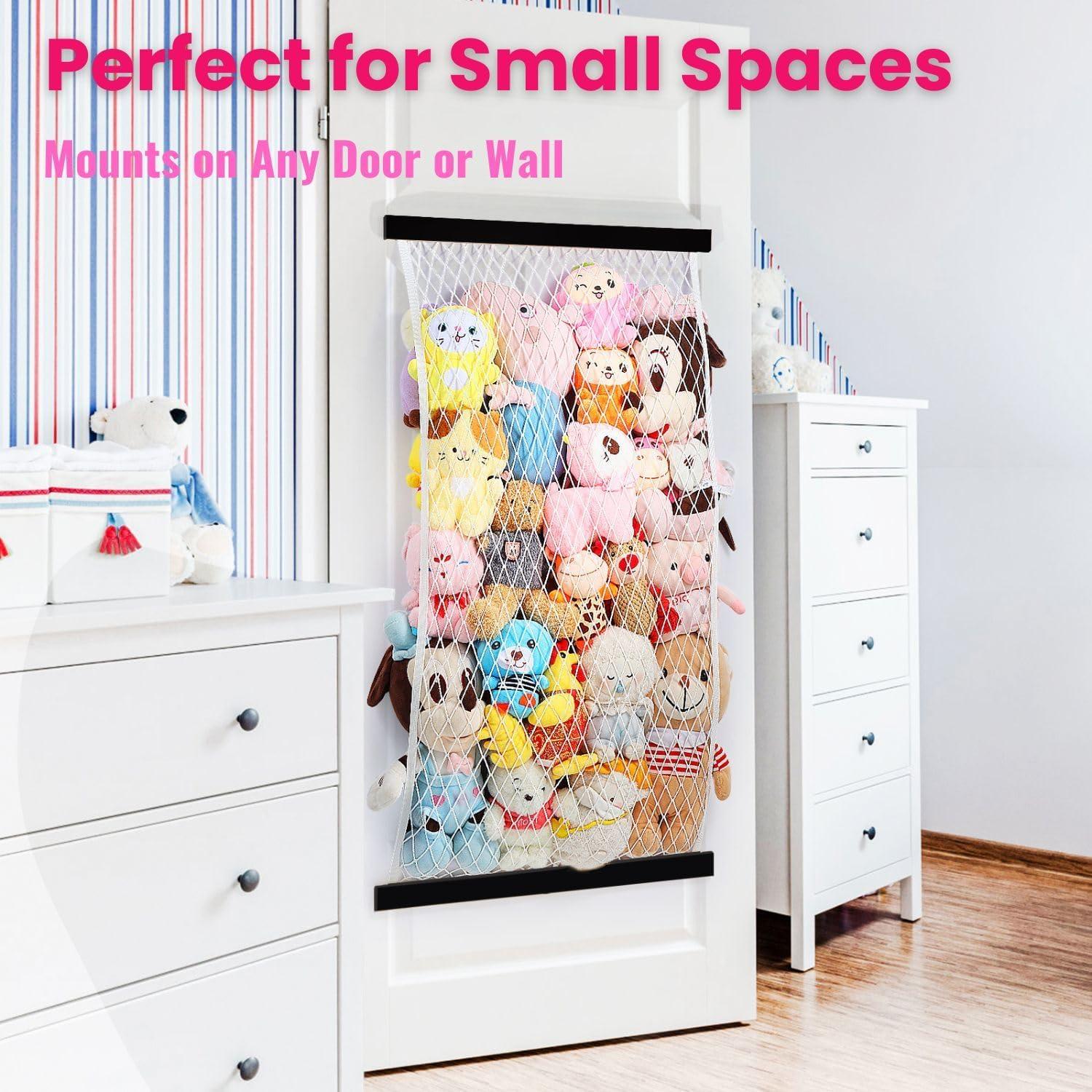 Hamaca Organizador de Animales de Peluche VOMELON - 124x66cm