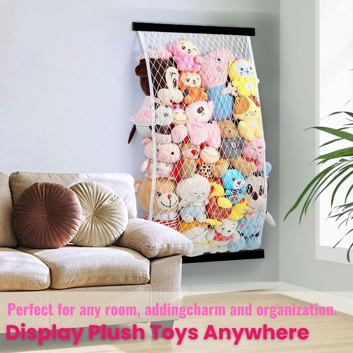 Hamaca Organizador de Animales de Peluche VOMELON - 124x66cm