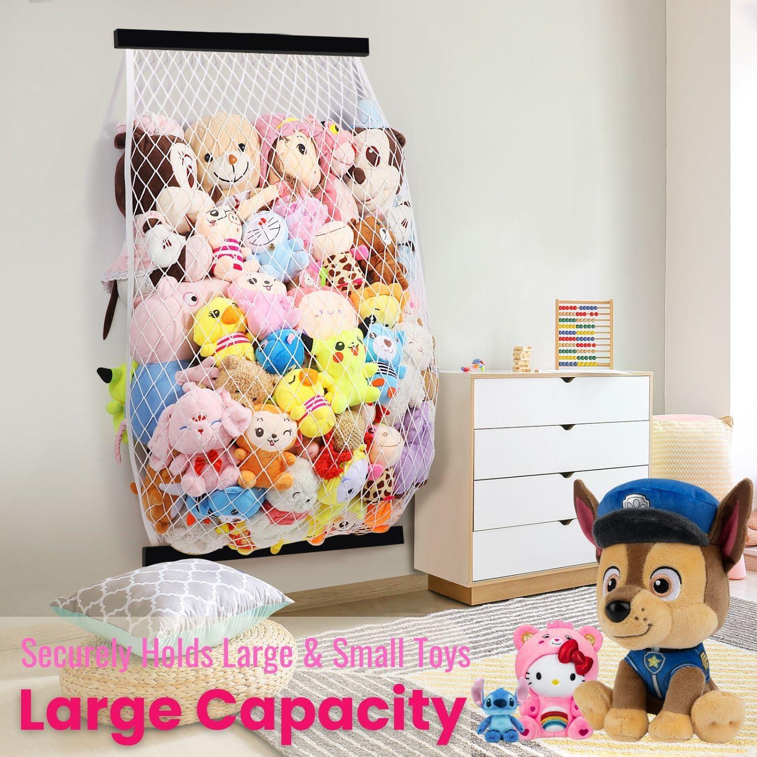 Hamaca Organizador de Animales de Peluche VOMELON - 124x66cm