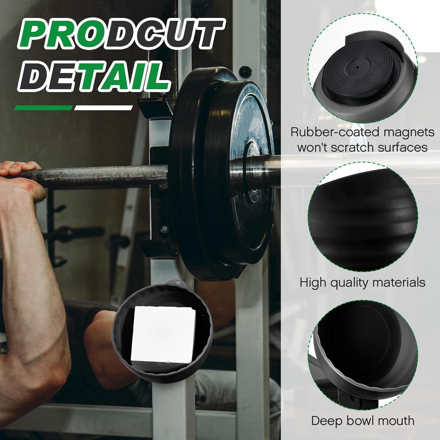 Contenedor de Tiza Magnético SiliFine para Gimnasio 12.7cm