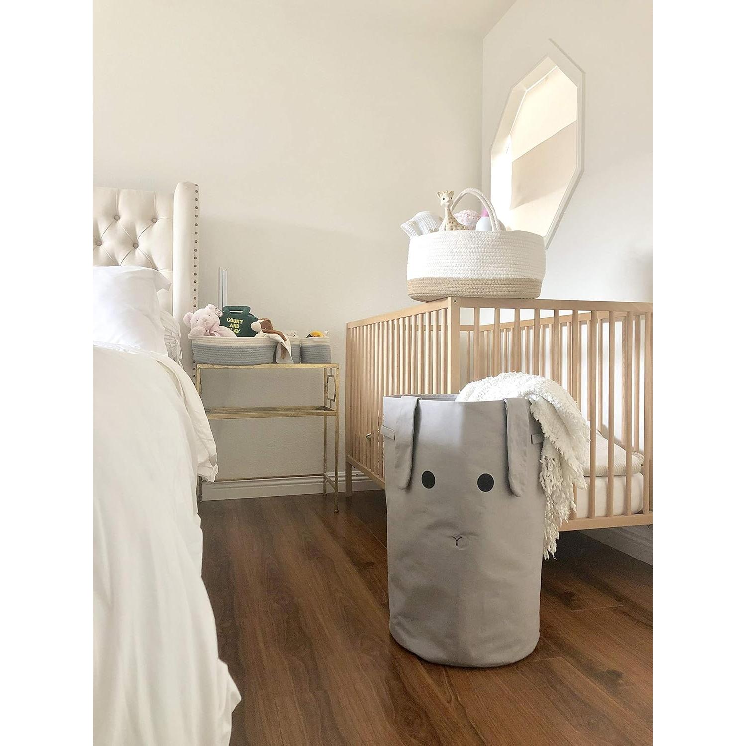 Cesta de Pañales Mila Millie Algodón Grande 39.37x25.4 cm