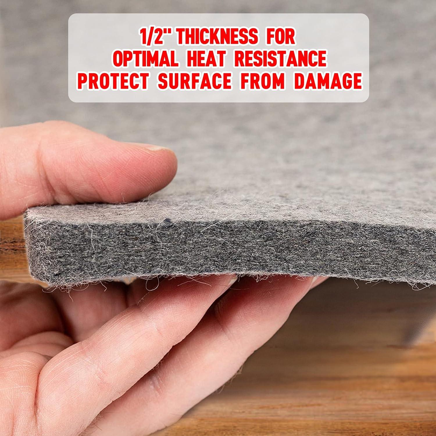 Almohadilla de Prensado de Lana ZOMONETI 43x34 cm para Costura