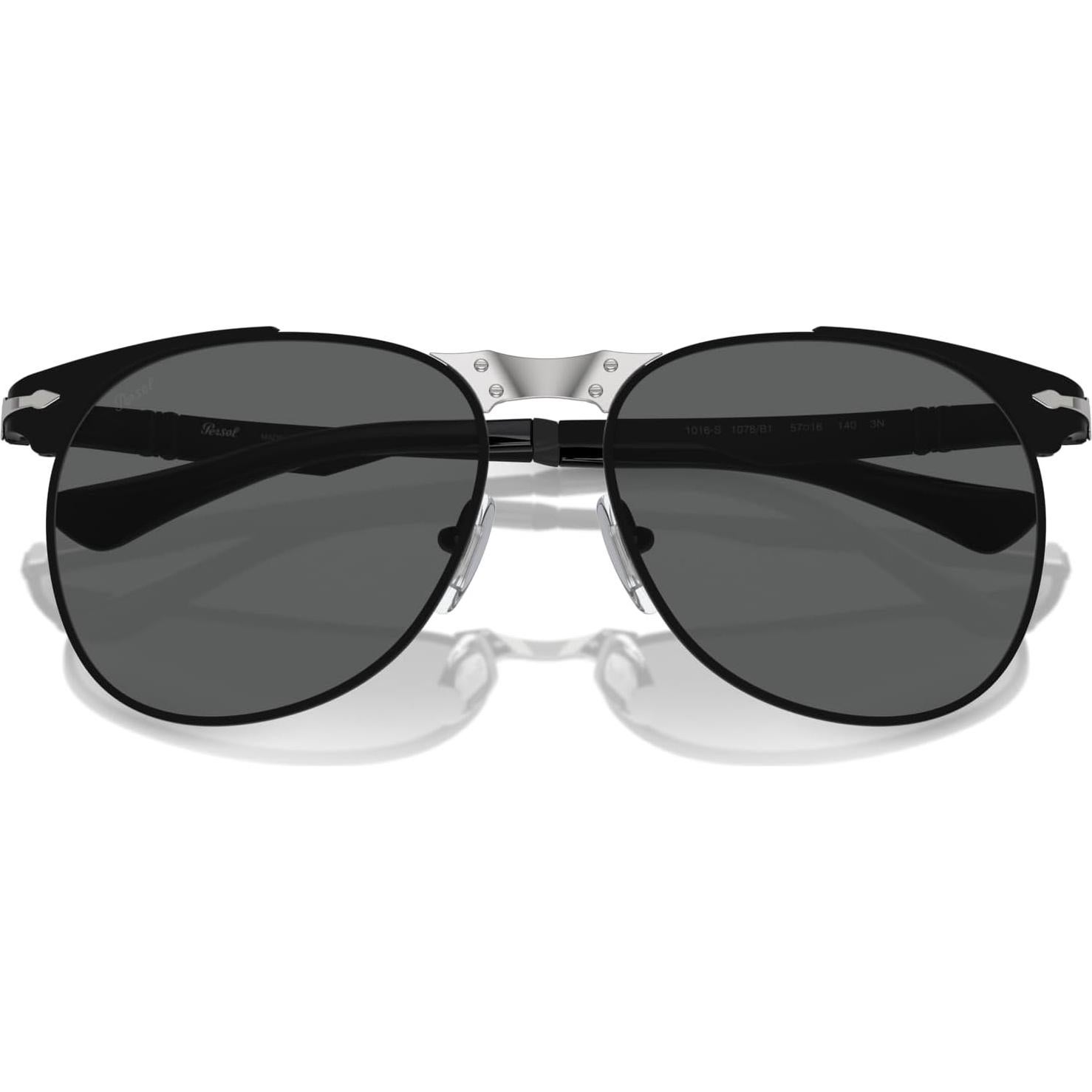 Gafas de sol Persol PO1016S Aviador Negro con Lentes 55mm