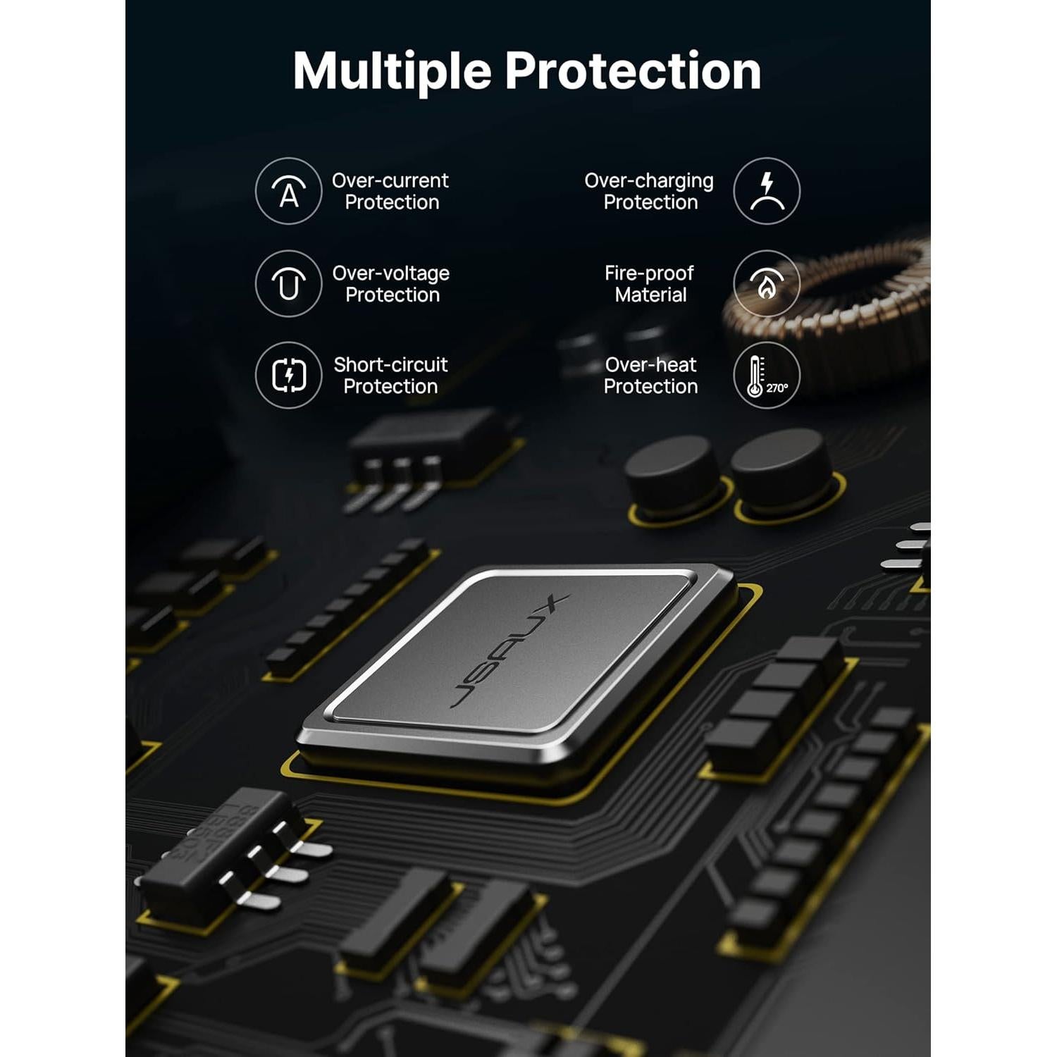 Cargador JSAUX 45W USB C con Cable 5FT para Steam Deck y Switch