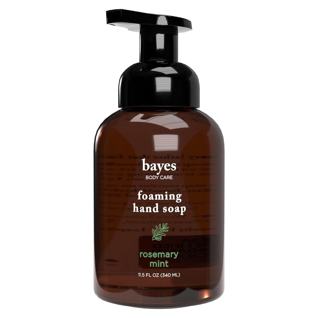 Jabón de Manos Espumoso Bayes 325g Romero Menta Hidratante