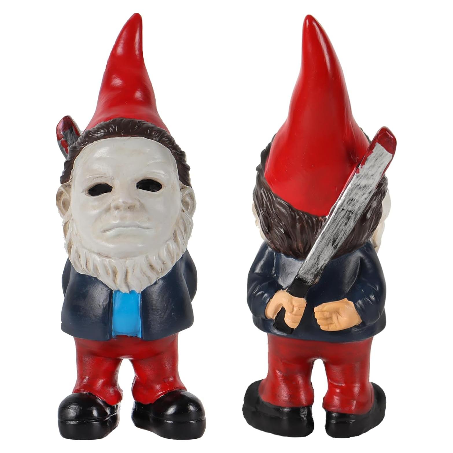 Estatua de Jardín Gnomo de Halloween SPINNDO 15.24 cm