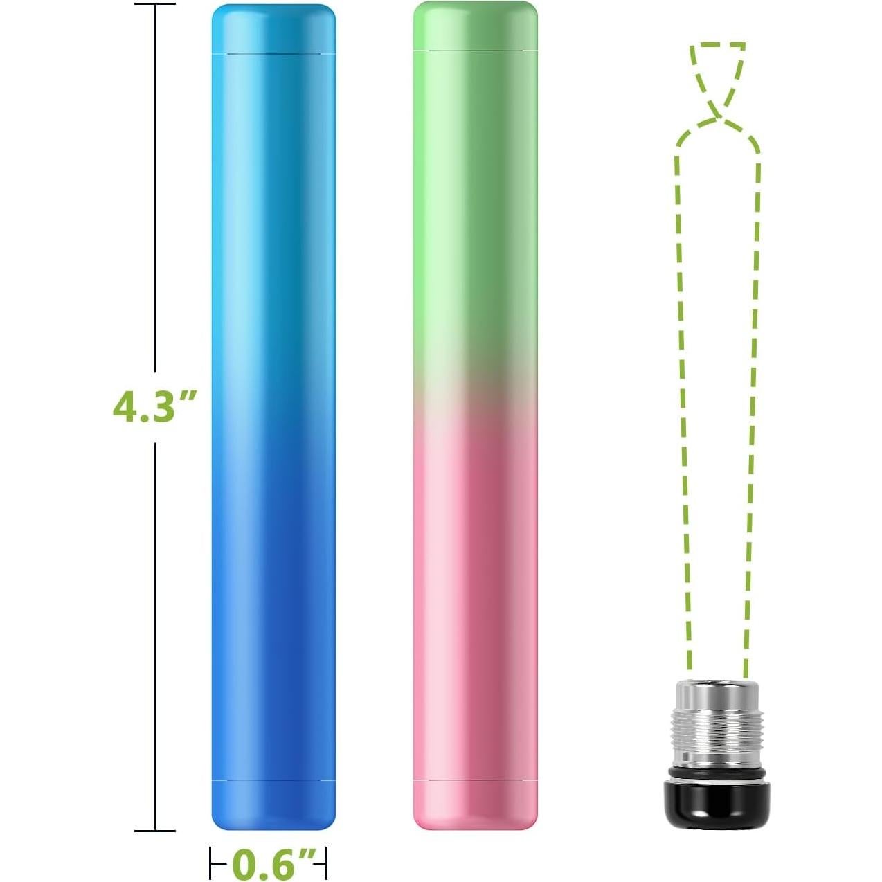 Contenedor de Aluminio OZCHIN 4.5" Hermético 5 Pcs Portátil