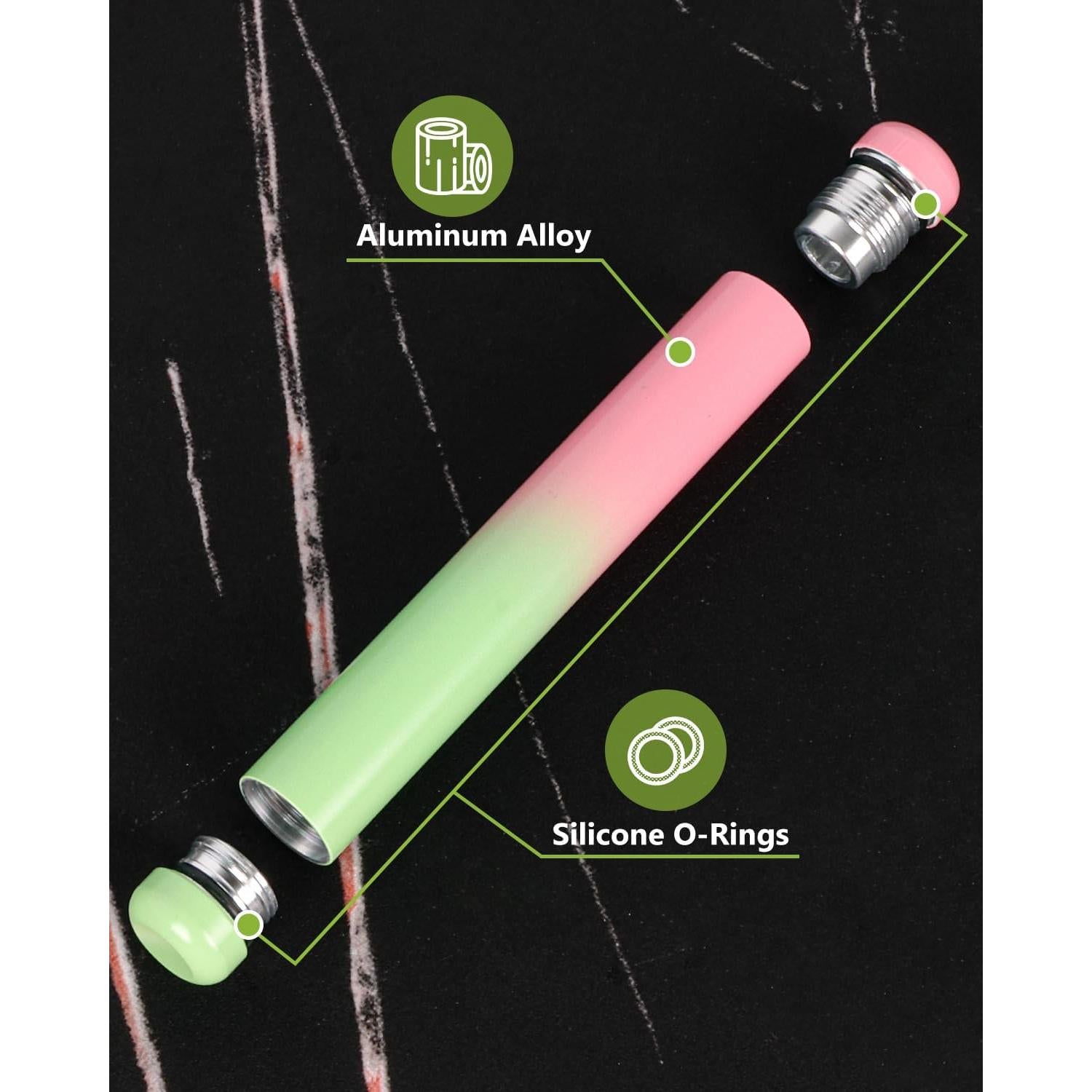 Contenedor de Aluminio OZCHIN 4.5" Hermético 5 Pcs Portátil