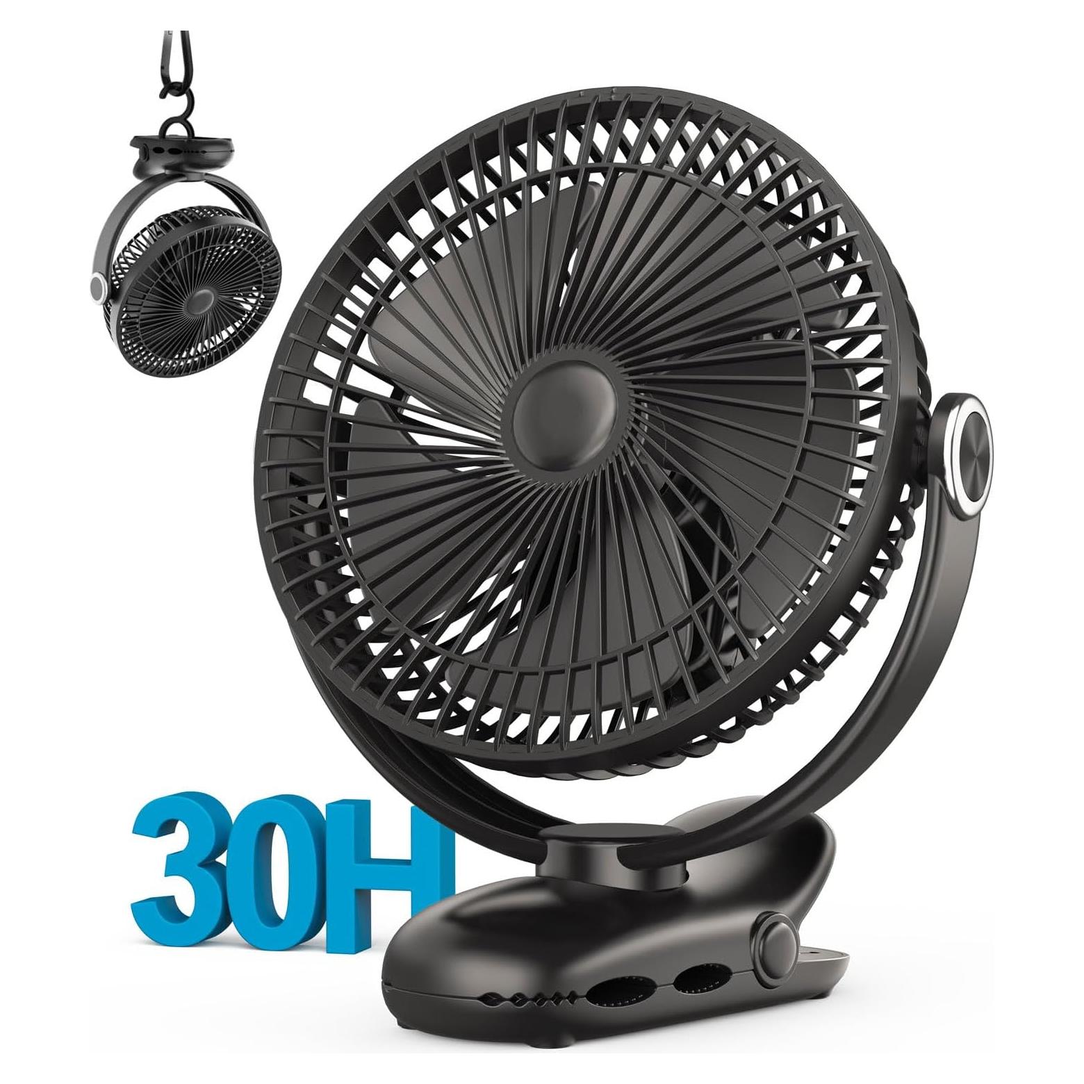 Ventilador Portátil Recargable Nuerst F18 10000mAh 30h 4 Velocidades