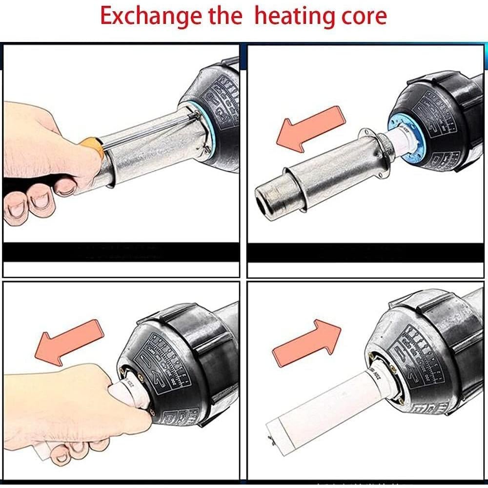 Soldador de Plástico de Aire Caliente Beyondlife 1600W