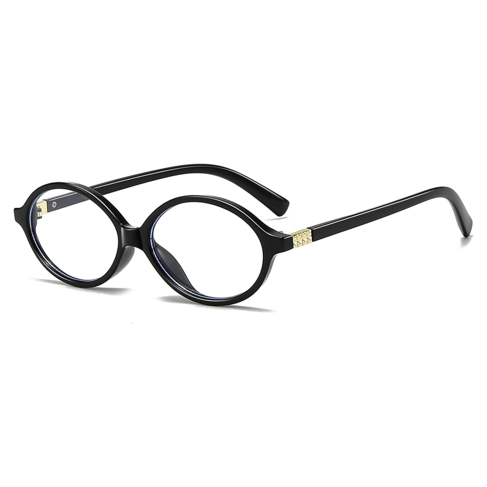 Gafas Retro Ovaladas Snosue con Bloqueo de Luz Azul - Unisex
