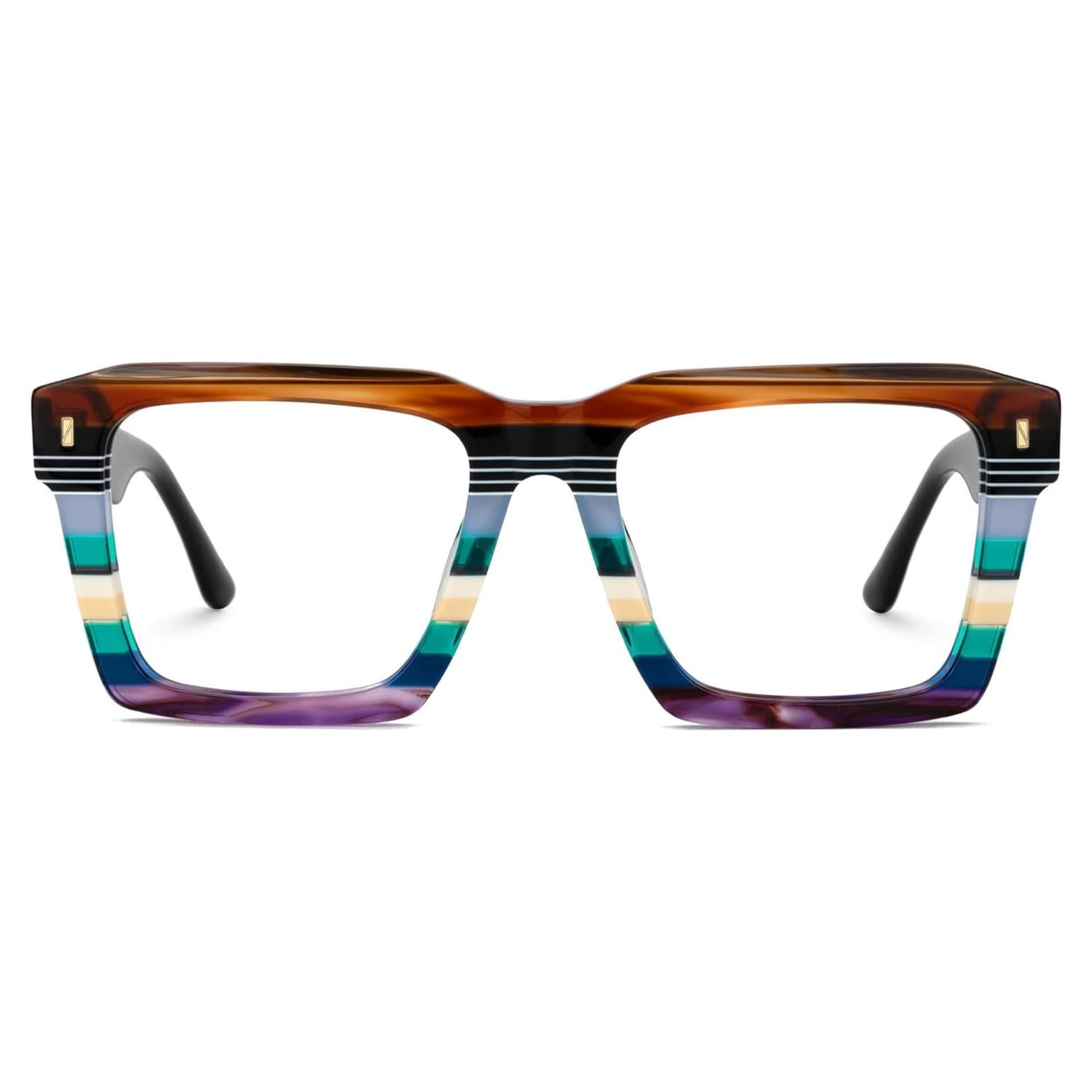 Montura de Gafas Cuadradas Zeelool ZJGA634947 para Hombres