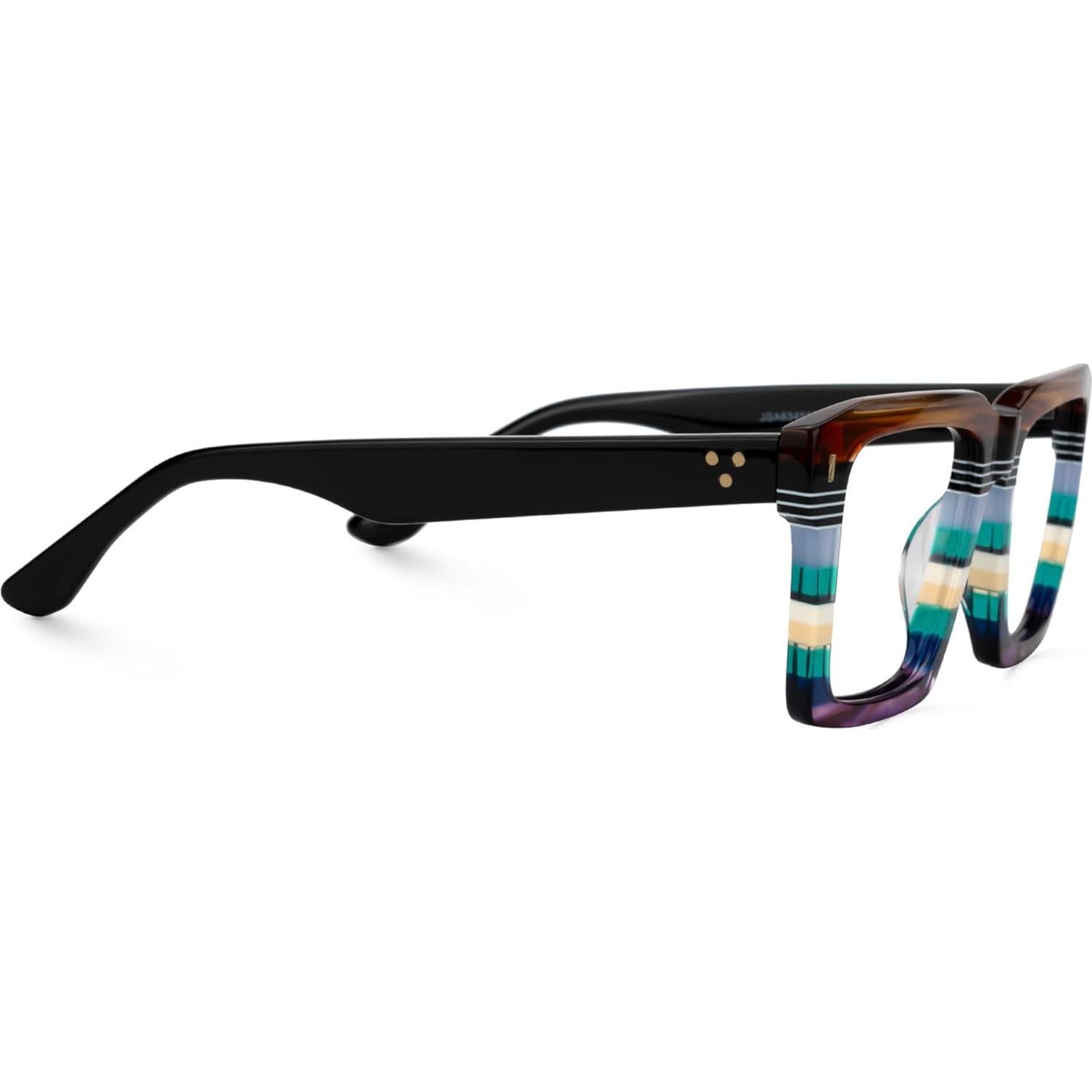 Montura de Gafas Cuadradas Zeelool ZJGA634947 para Hombres