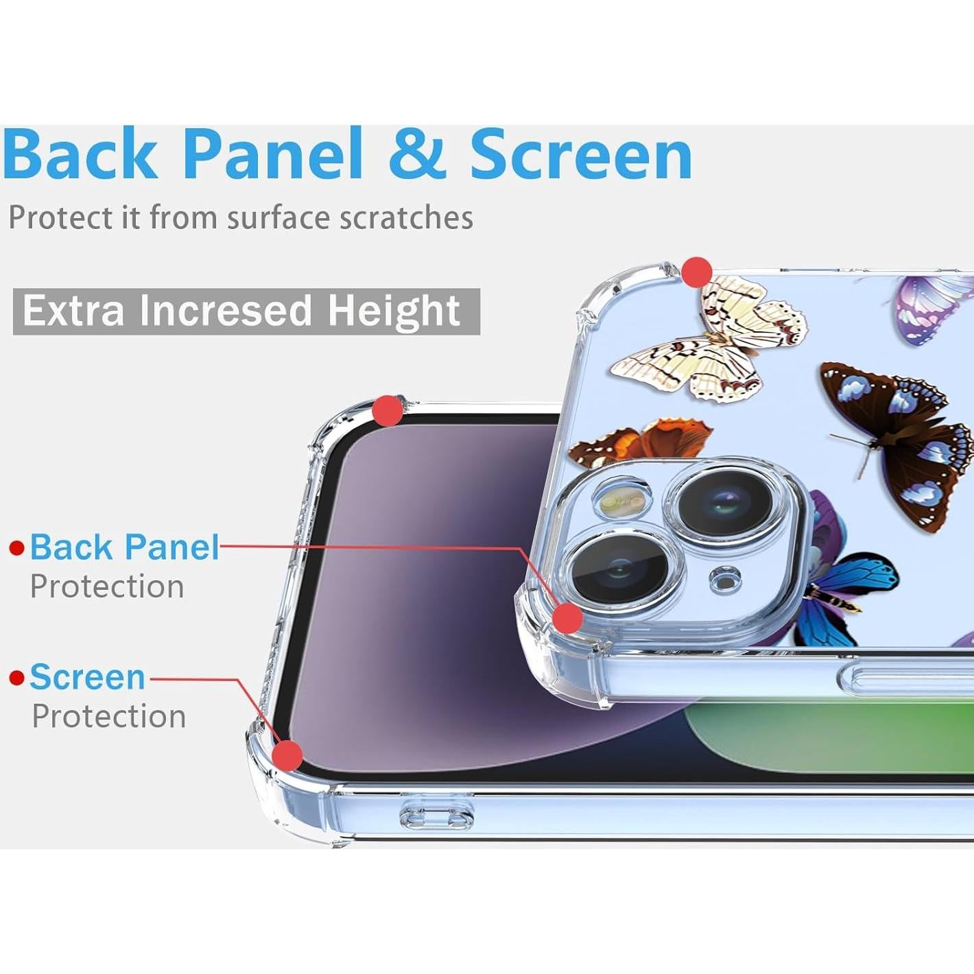 Funda TPU Google Pixel 8 con Patrón Flores y Mariposas