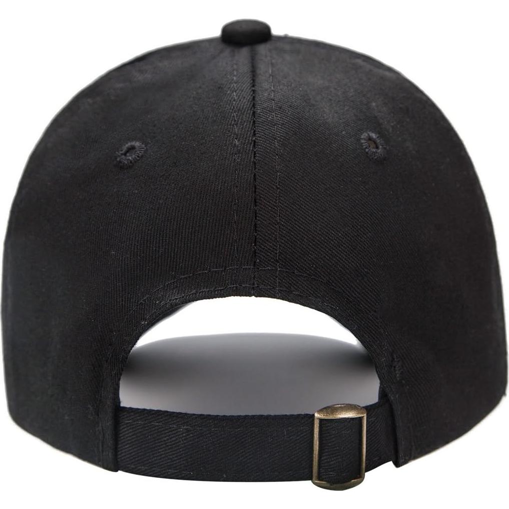 Gorra de béisbol Edoneery para niños 3-8 años color negro