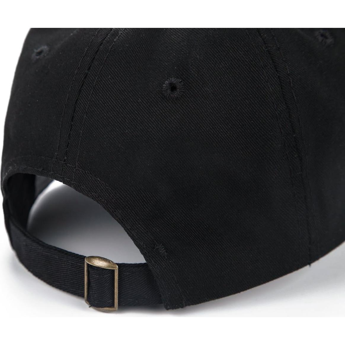 Gorra de béisbol Edoneery para niños 3-8 años color negro