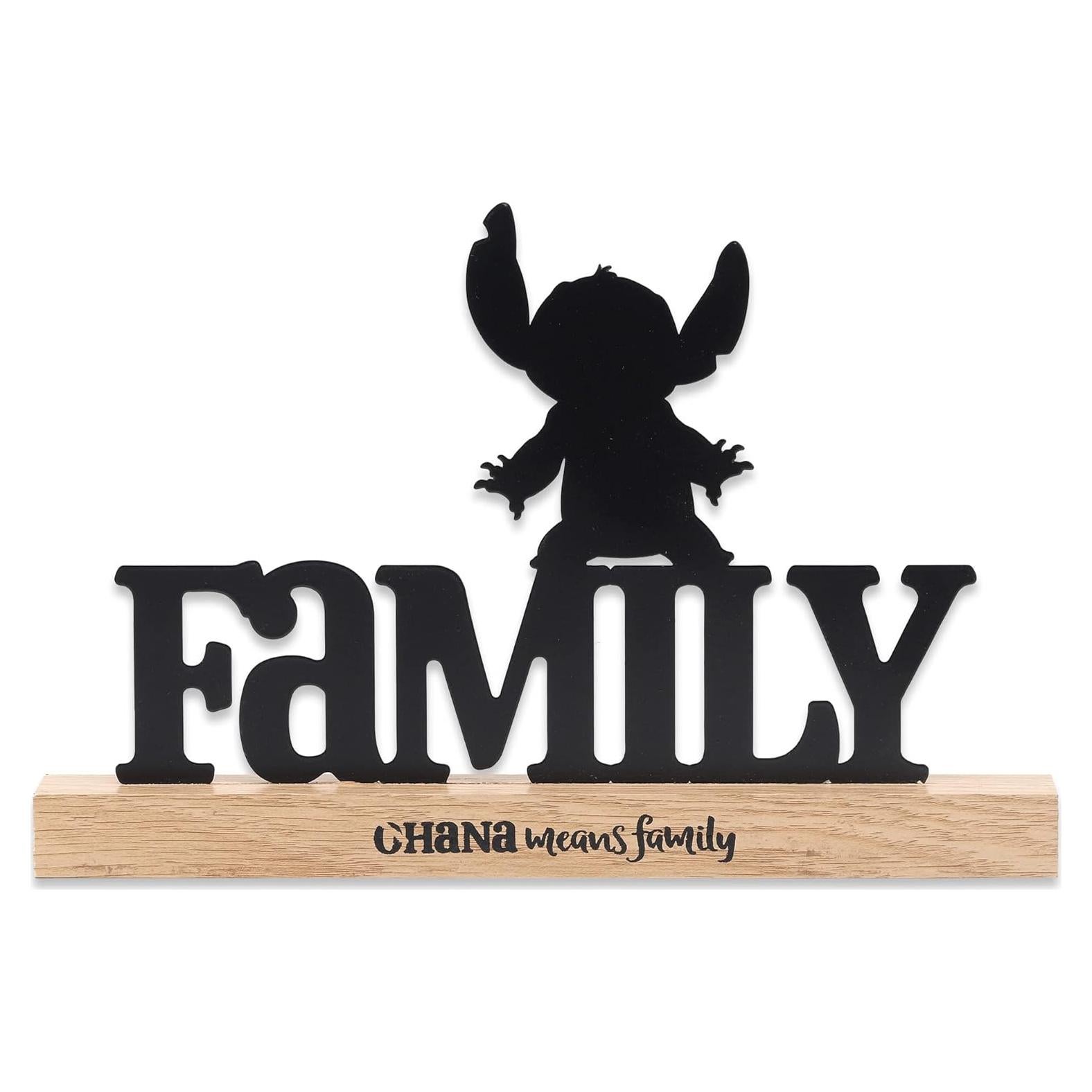 Decoración de Mesa Lilo y Stitch Ohana Significa Familia