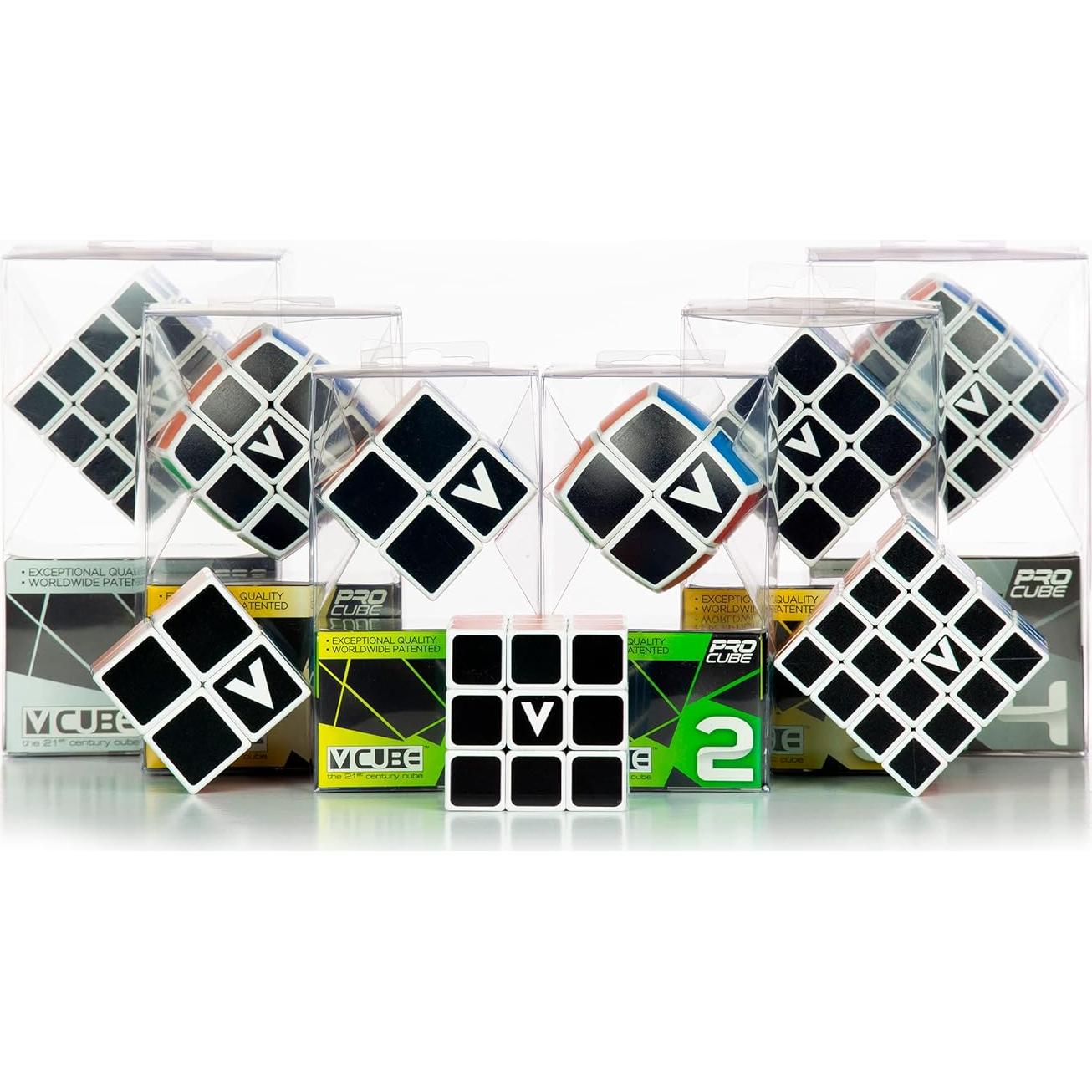 Cubo V-Cube 3x3 Blanco Almohadillado 6.4 cm Speedcube